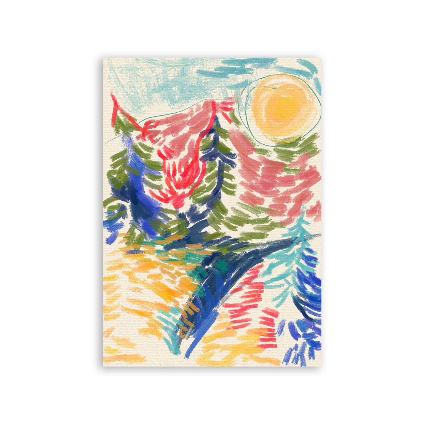 Lamina Nacnic Colores Desnudos en Paisaje Surtido