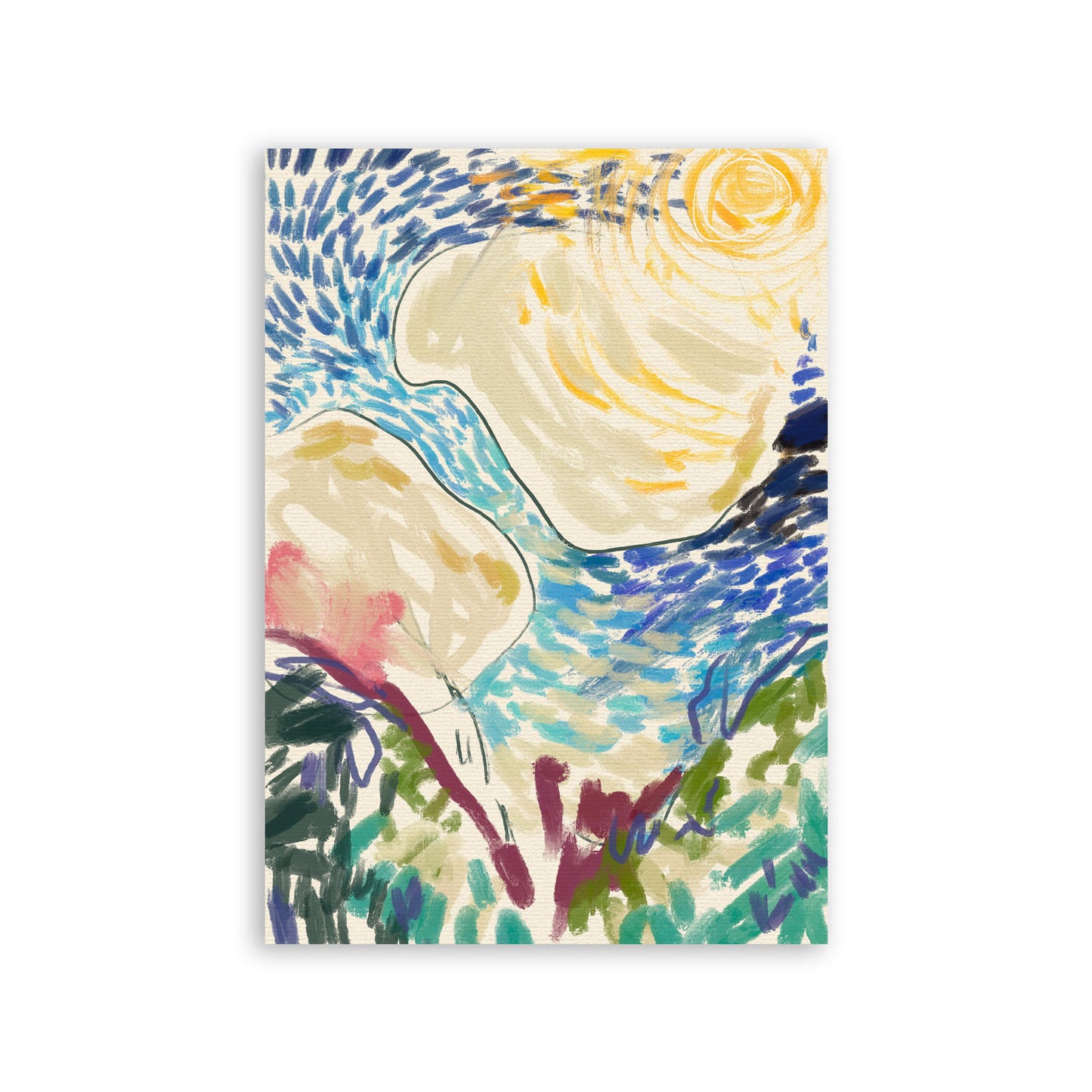 Lámina Nacnic Colores Calvos en Paisaje Surtido