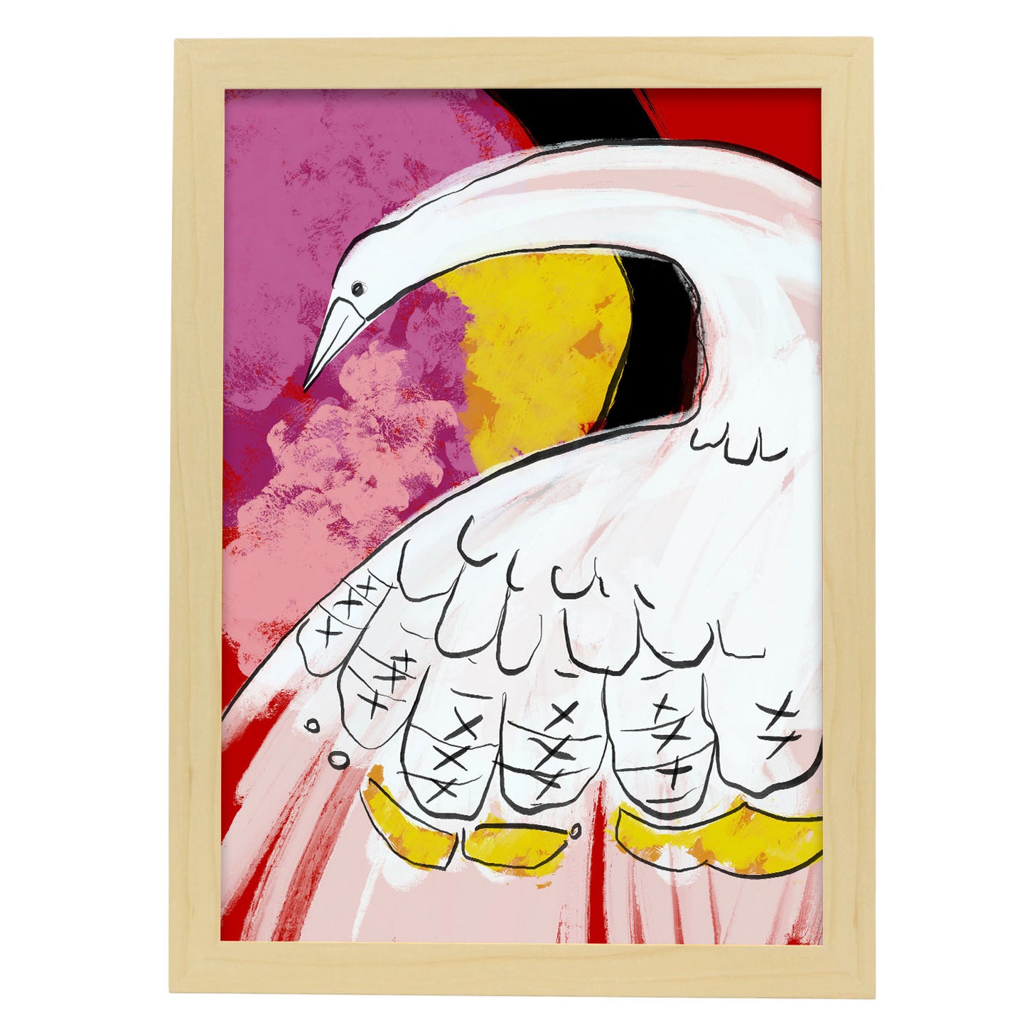 Lámina Nacnic de Arte de Cisne