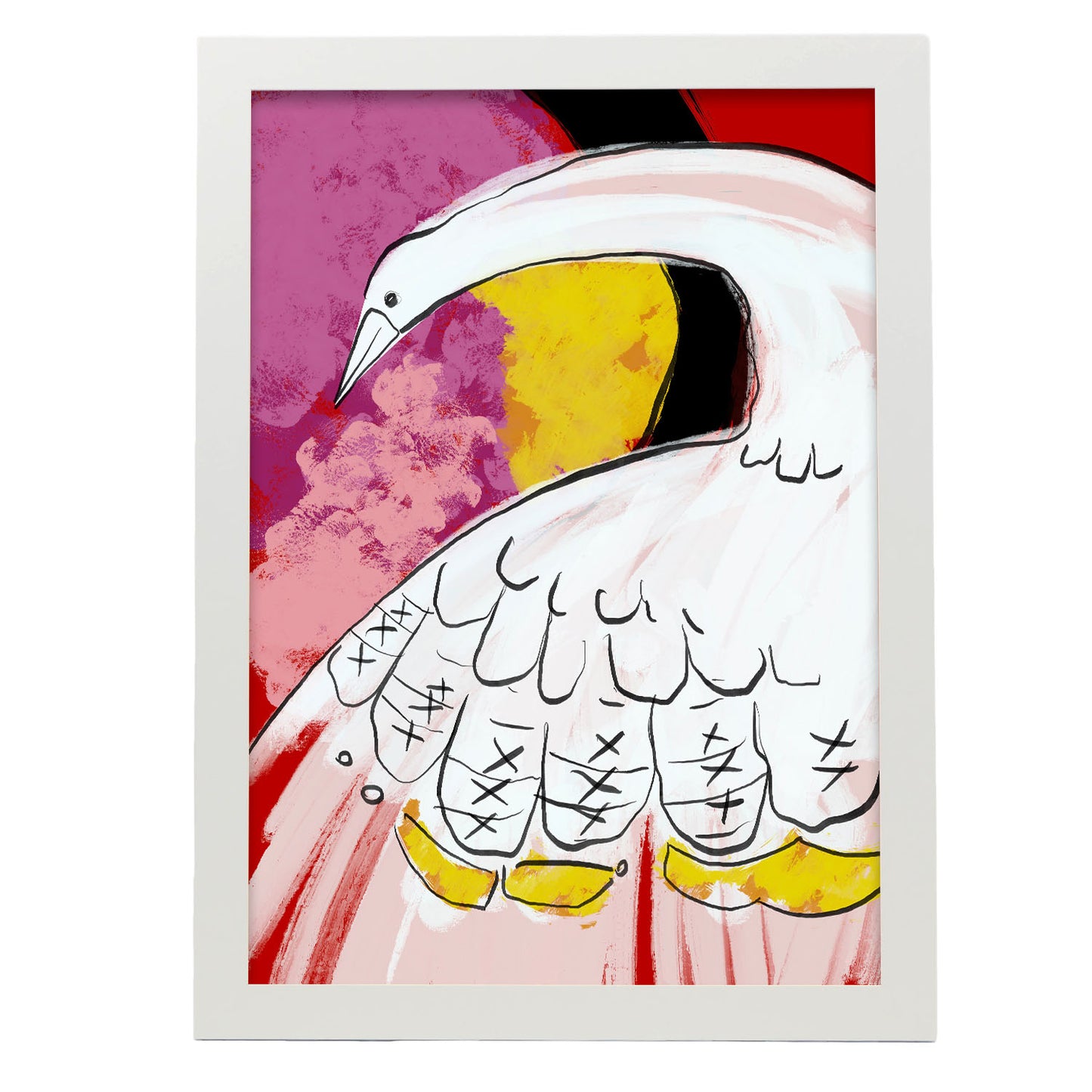 Lámina Nacnic de Arte de Cisne