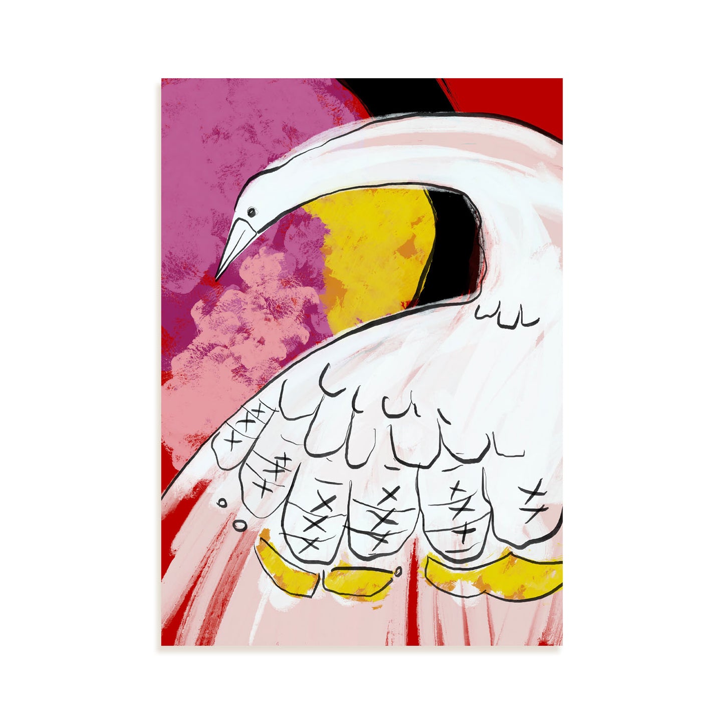 Lámina Nacnic de Arte de Cisne