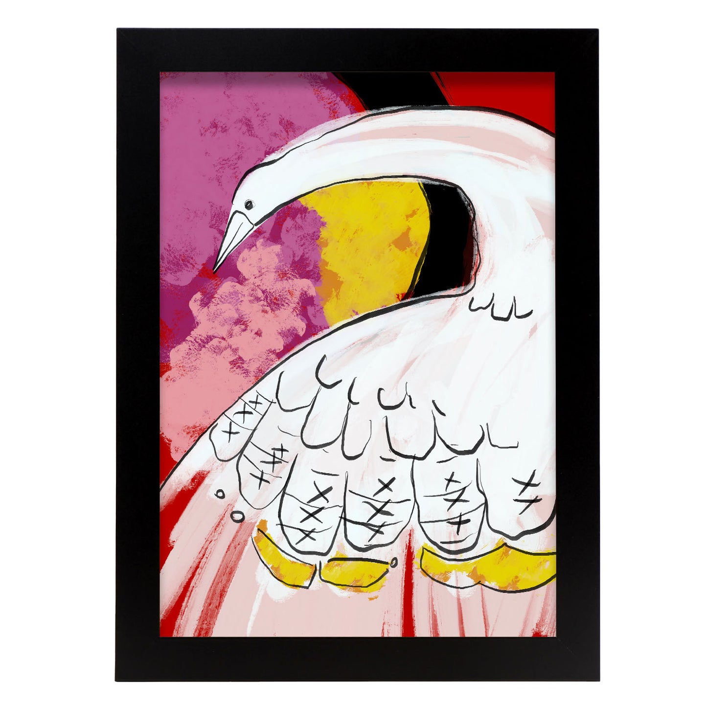 Lámina Nacnic de Arte de Cisne