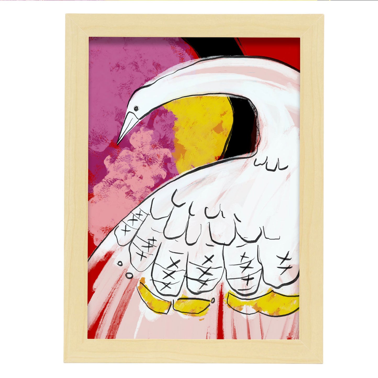 Lámina Nacnic de Arte de Cisne