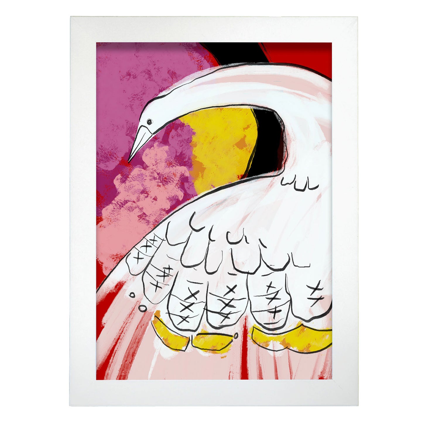 Lámina Nacnic de Arte de Cisne