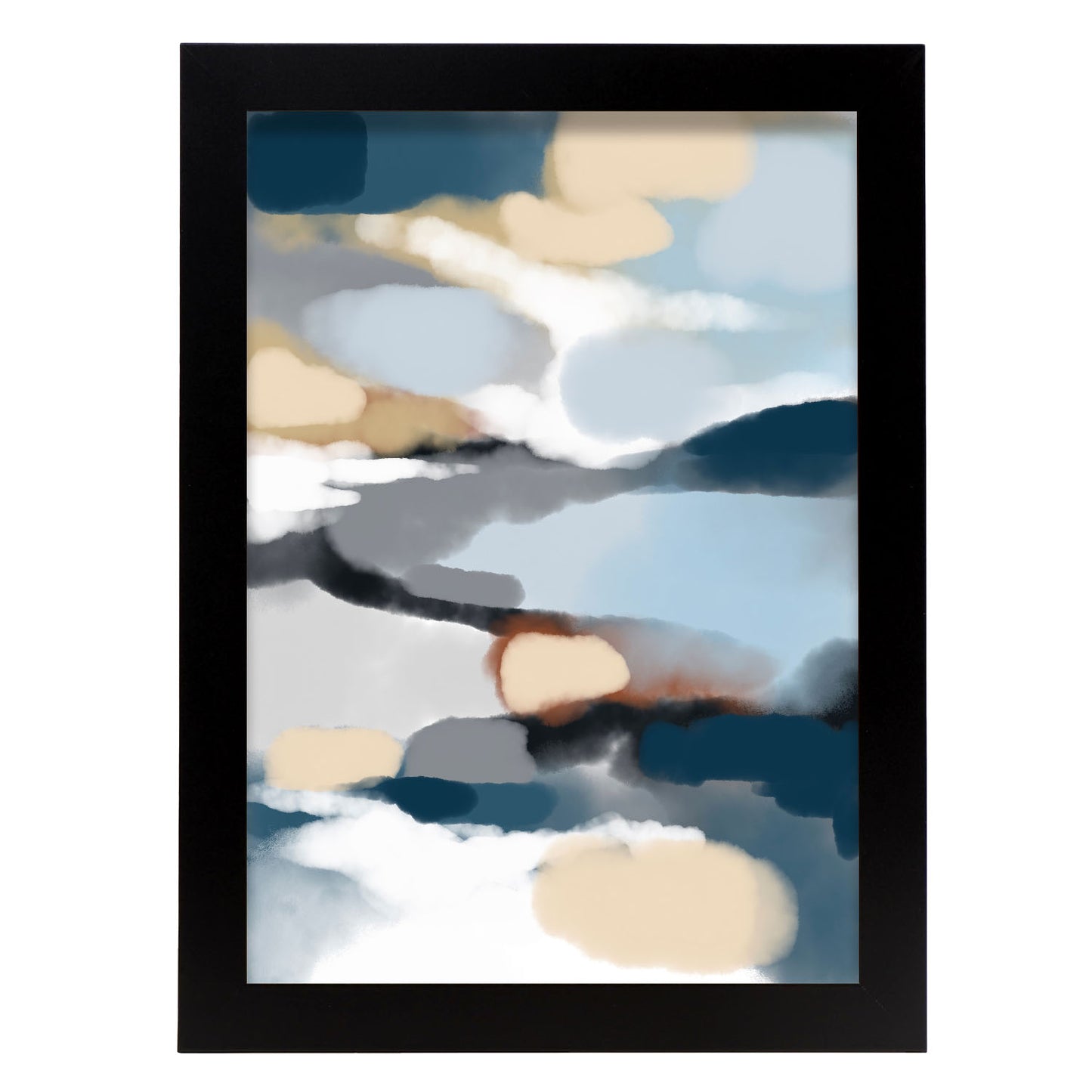 Nacnic Lámina Abstracta de Tonos de Nubes