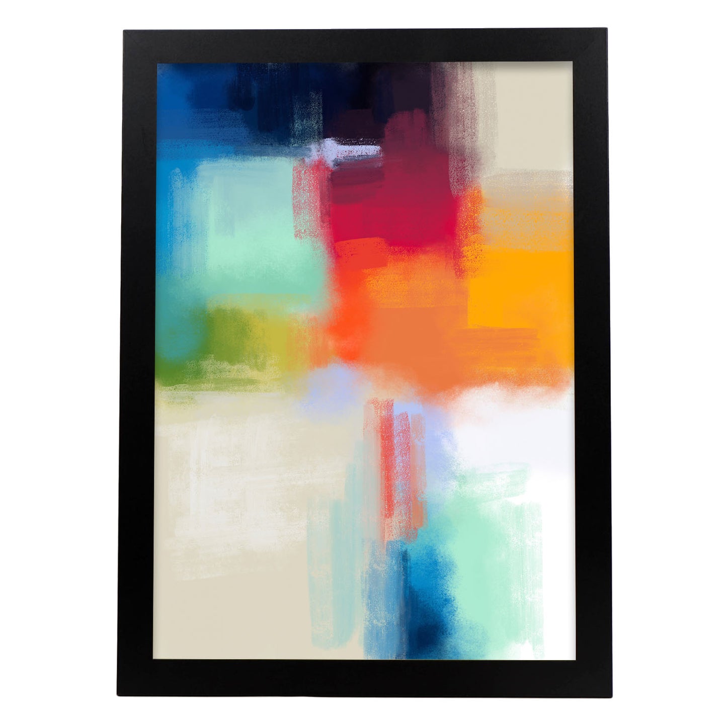 Nacnic Lámina Abstracta Tonos Glamorosos