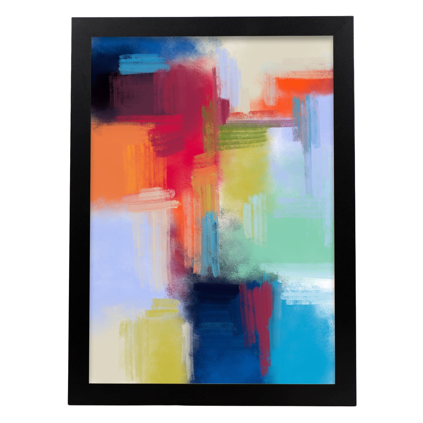Nacnic Lámina de Arte Abstracto en Tonos Llamativos