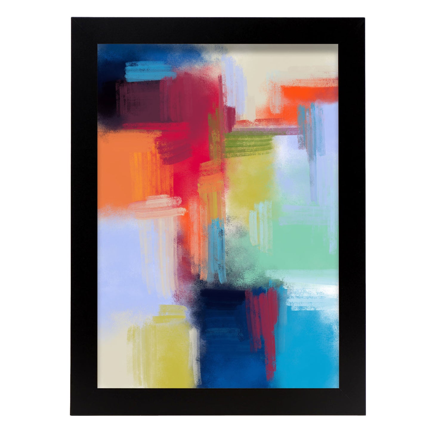 Nacnic Lámina de Arte Abstracto en Tonos Llamativos