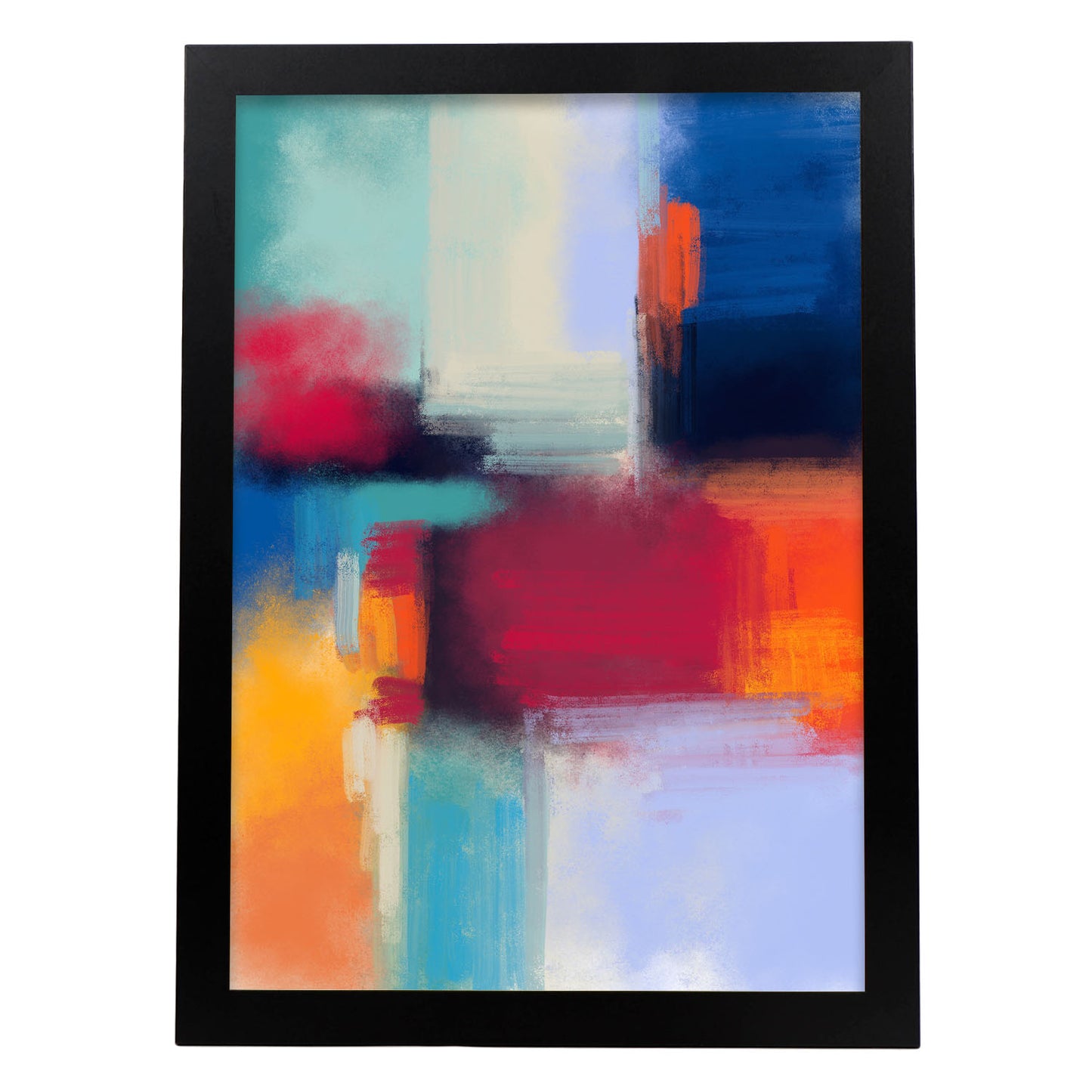 Nacnic Lámina Abstracta de Arte de Tonos Floridos