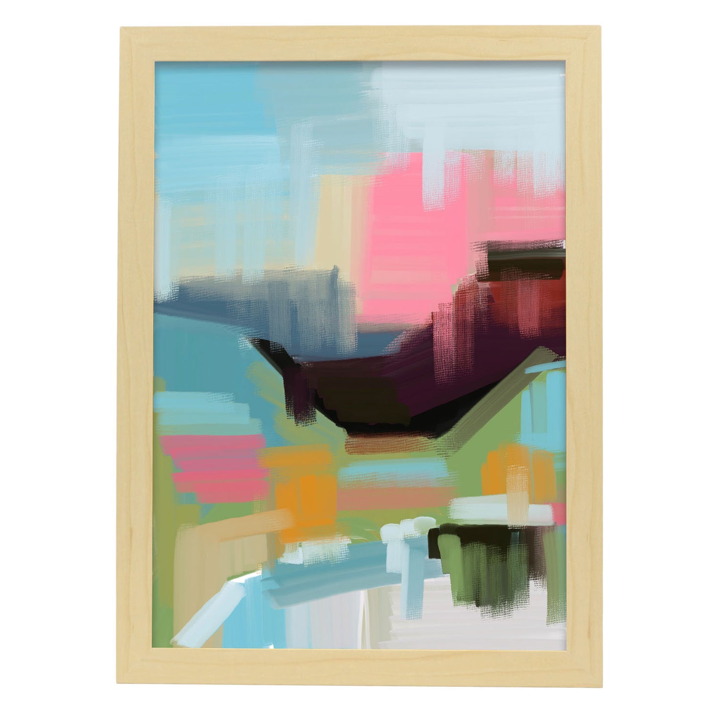 Nacnic Lámina Abstracta de Arte de la Ciudad