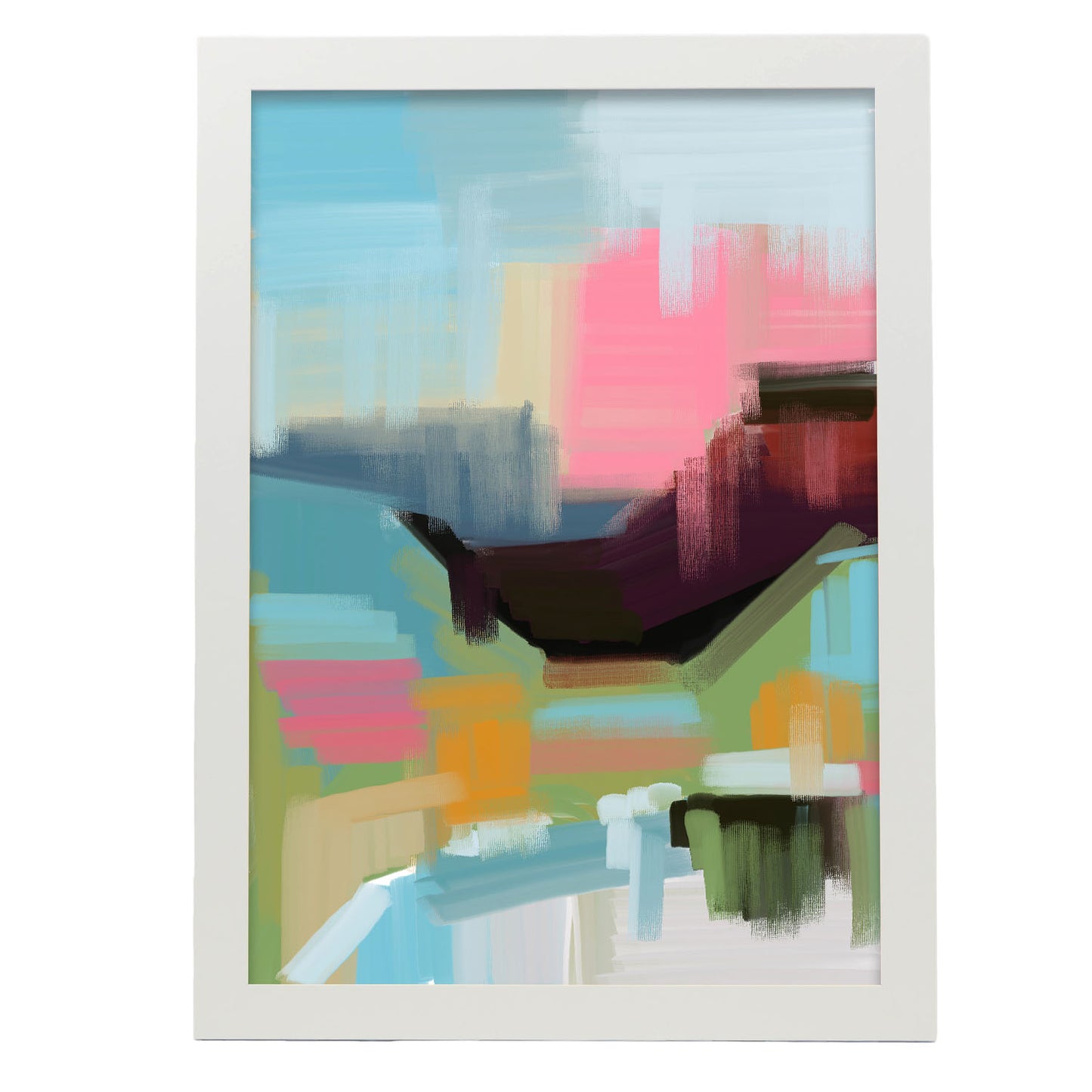 Nacnic Lámina Abstracta de Arte de la Ciudad