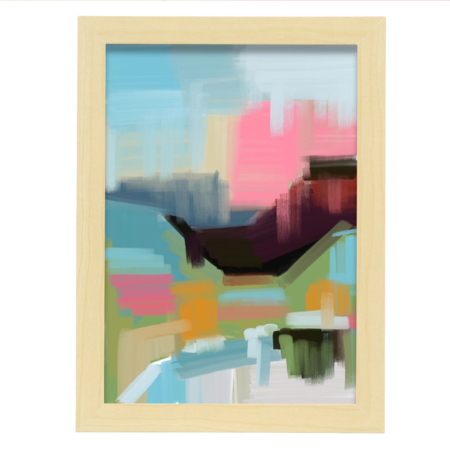 Nacnic Lámina Abstracta de Arte de la Ciudad