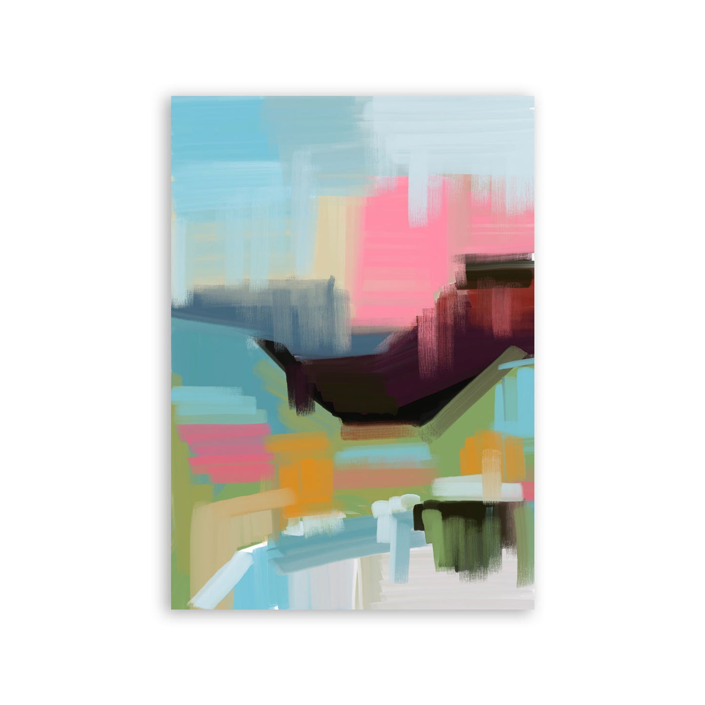 Nacnic Lámina Abstracta de Arte de la Ciudad