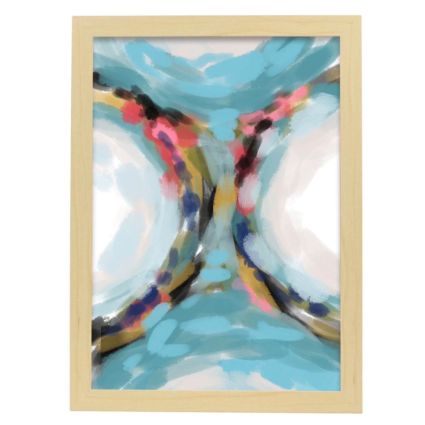 Nacnic Lámina Abstracta de Doble Anillo Colores