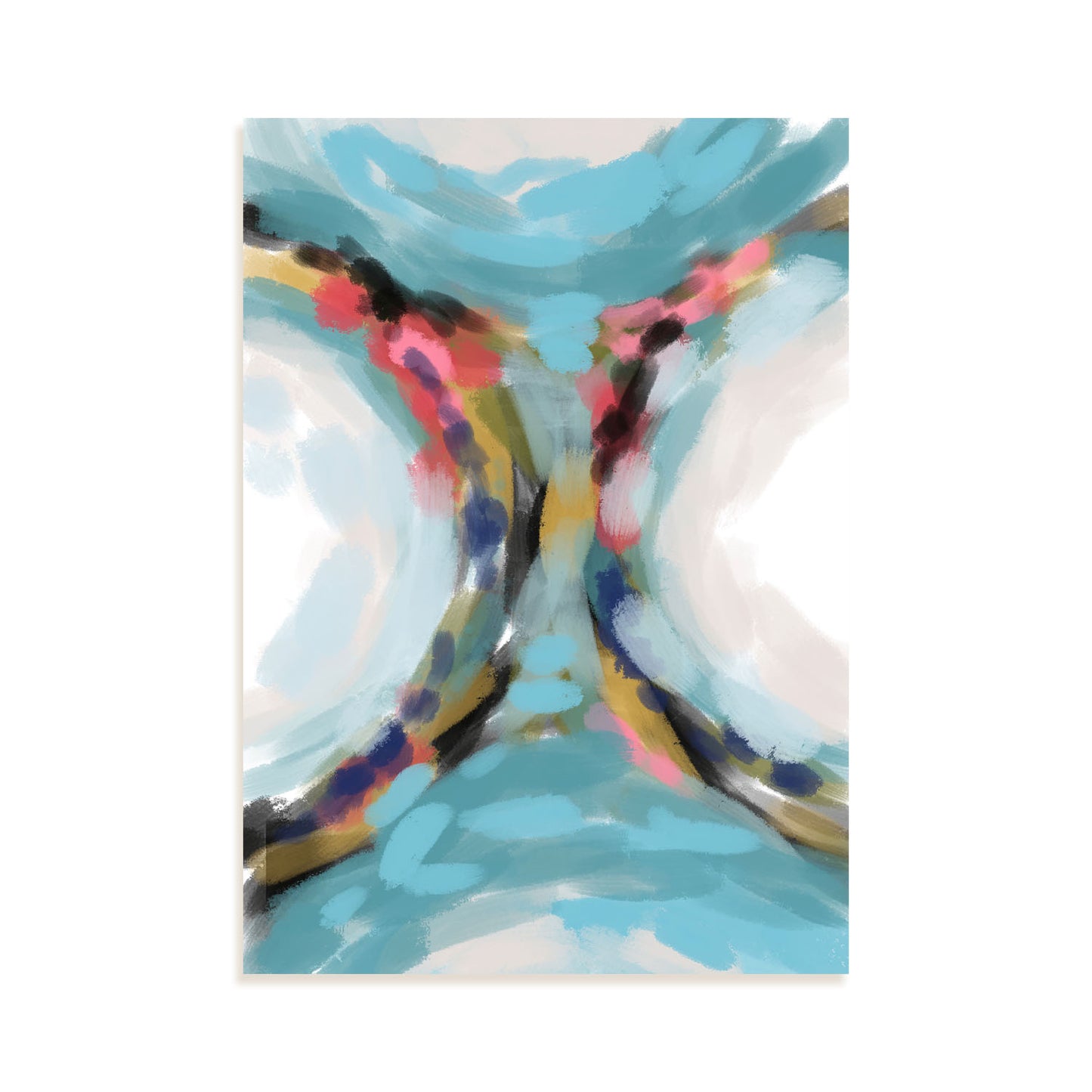 Nacnic Lámina Abstracta de Doble Anillo Colores
