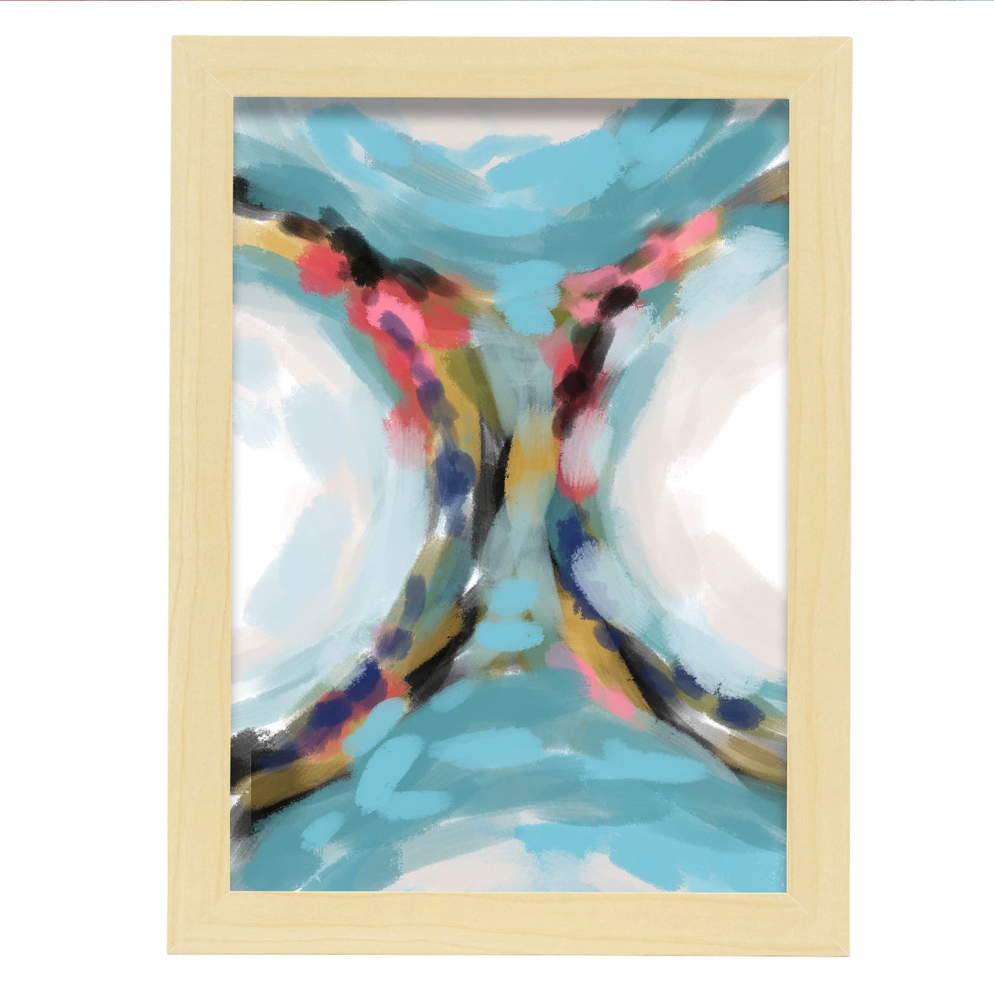Nacnic Lámina Abstracta de Doble Anillo Colores