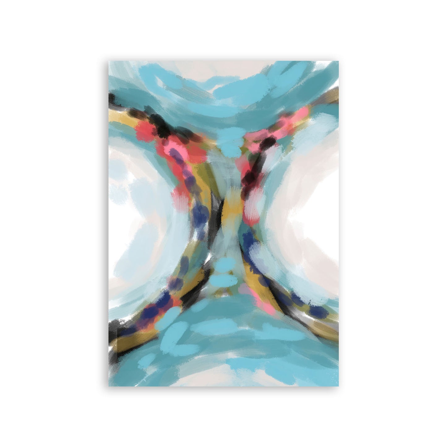 Nacnic Lámina Abstracta de Doble Anillo Colores