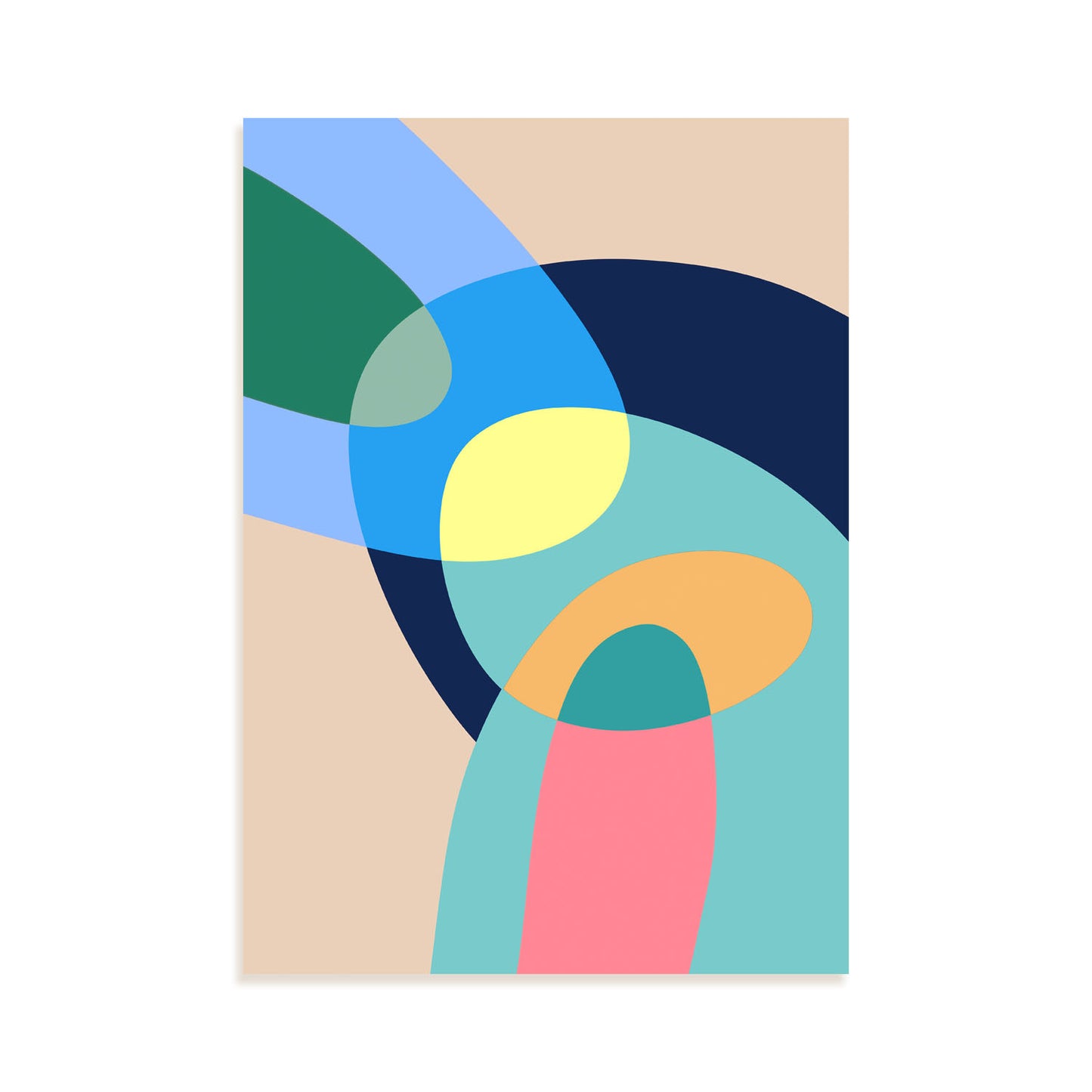 Lamina Abstracta Surtida Nacnic Colores Deleitantes