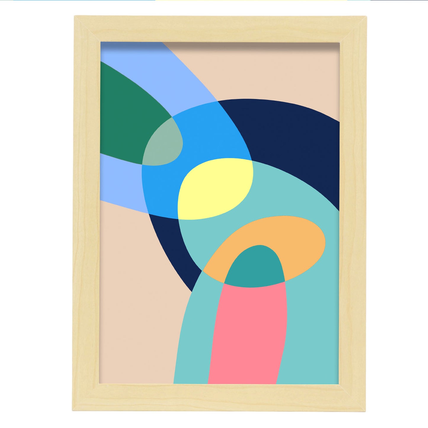 Lamina Abstracta Surtida Nacnic Colores Deleitantes