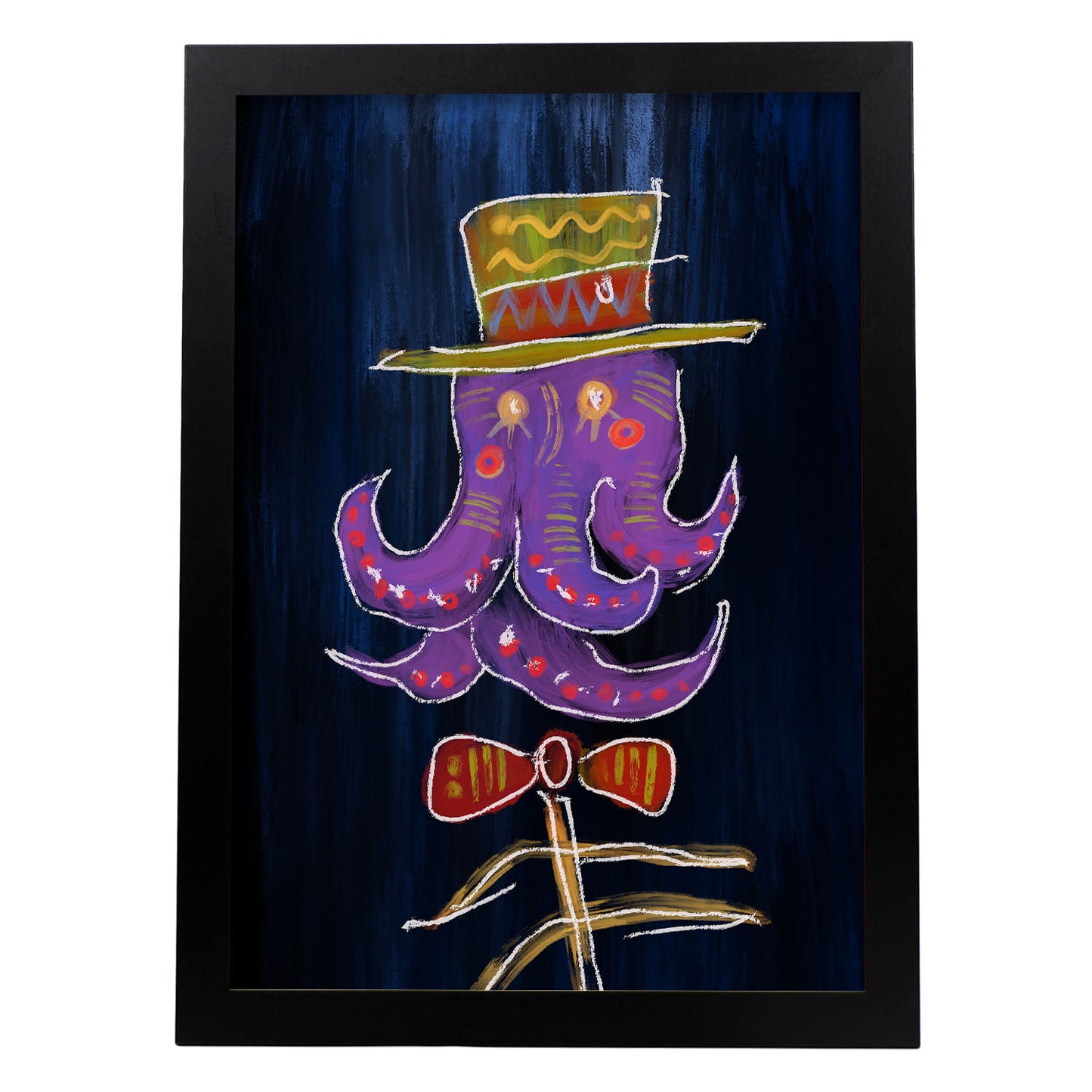 Lámina Decorativa Nacnic Pulpo y Libélula