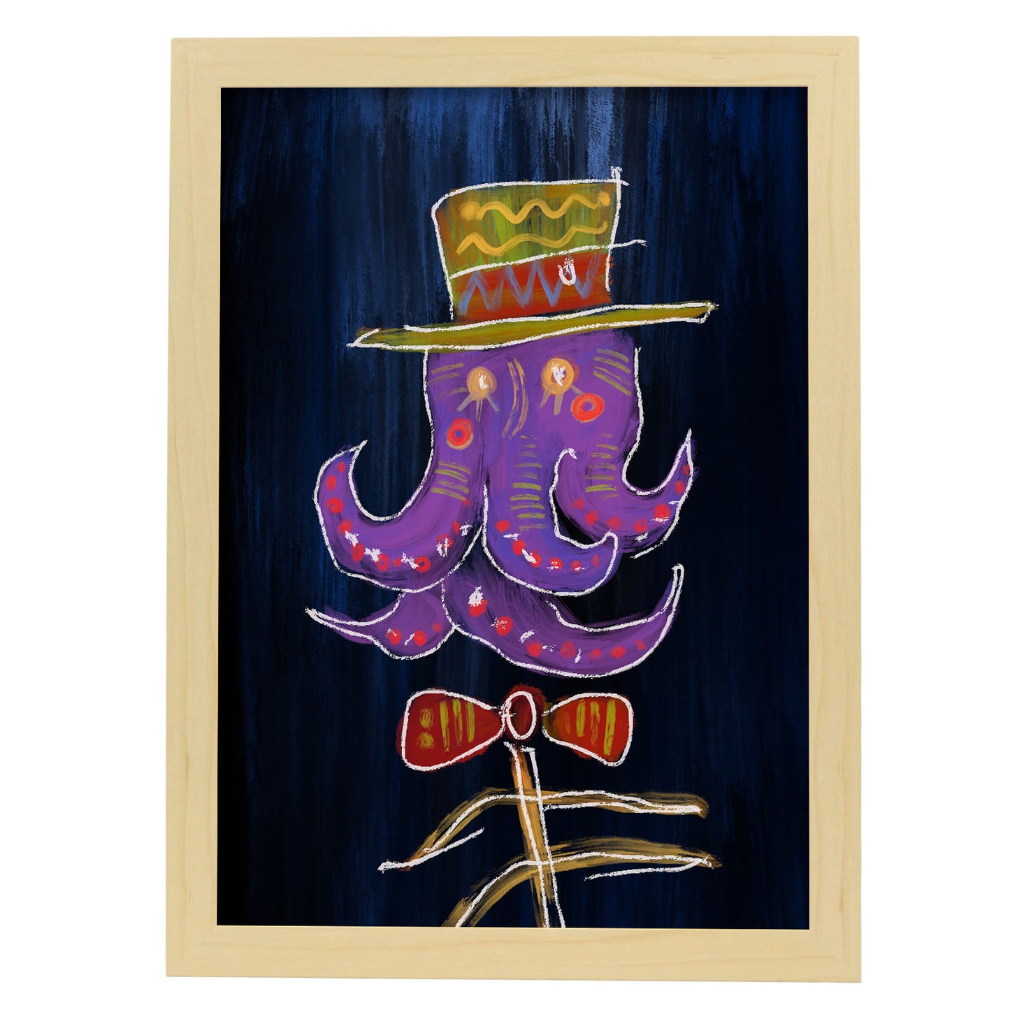 Lámina Decorativa Nacnic Pulpo y Libélula