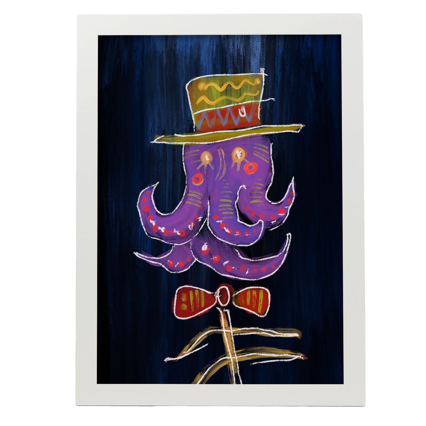 Lámina Decorativa Nacnic Pulpo y Libélula