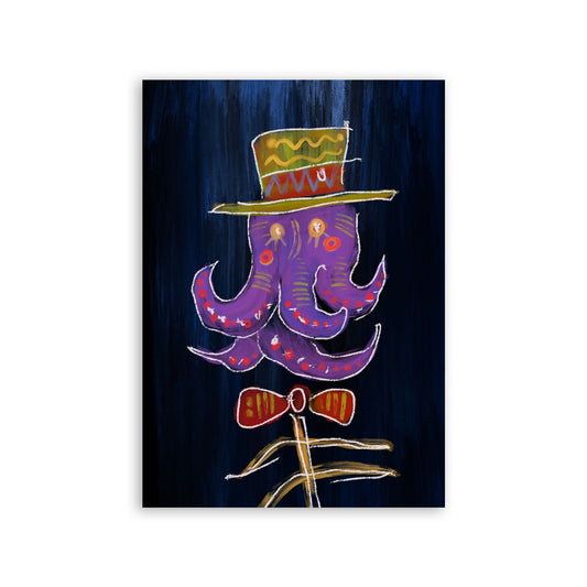 Lámina Decorativa Nacnic Pulpo y Libélula