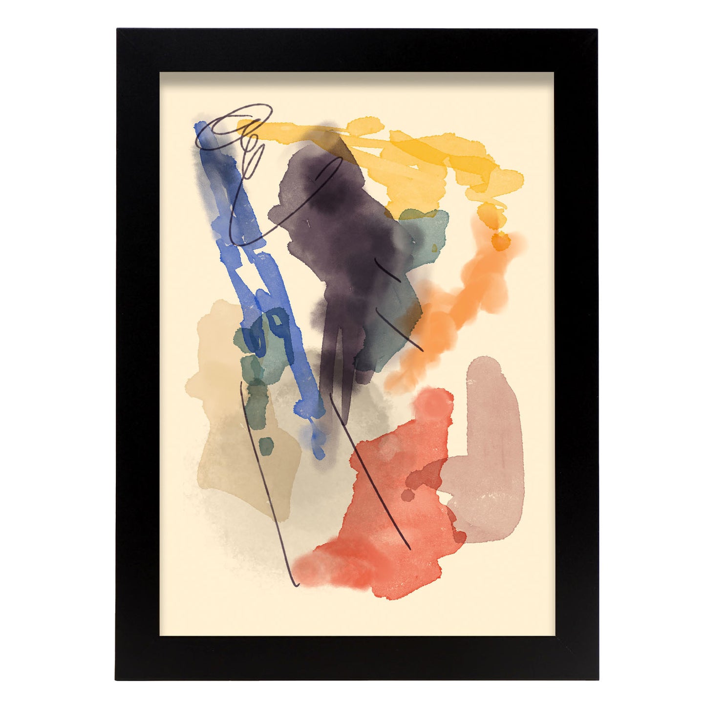 Lámina Abstracta de Colores Nacnic