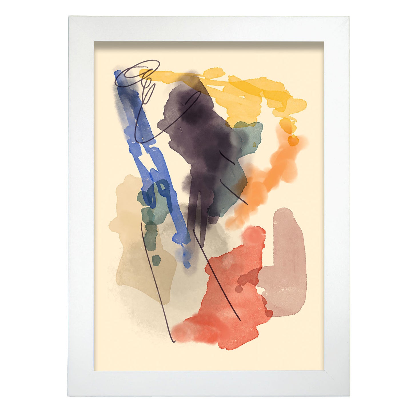 Lámina Abstracta de Colores Nacnic