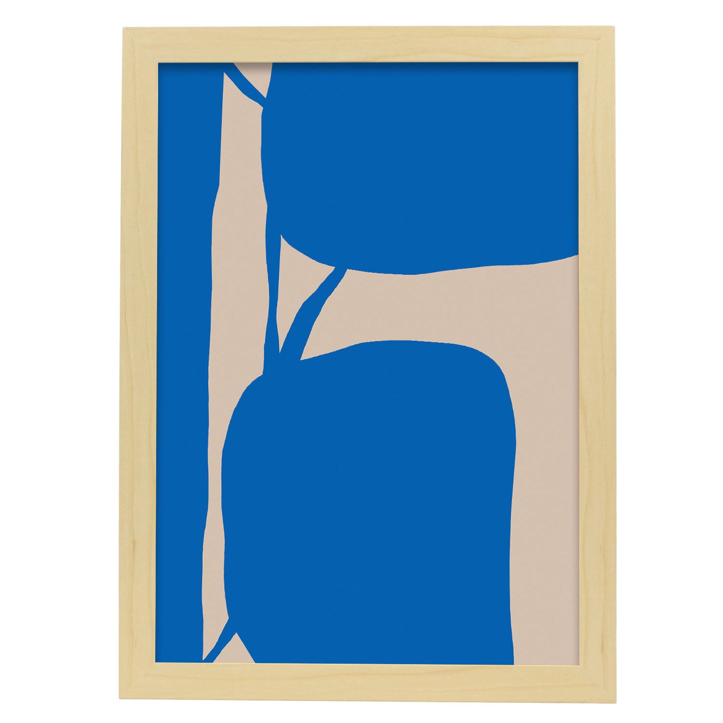 Lámina Abstracta de Diseño Azul Nacnic