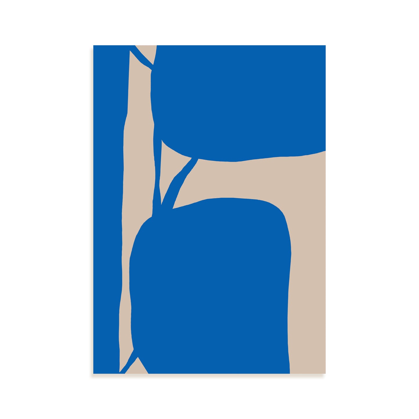Lámina Abstracta de Diseño Azul Nacnic