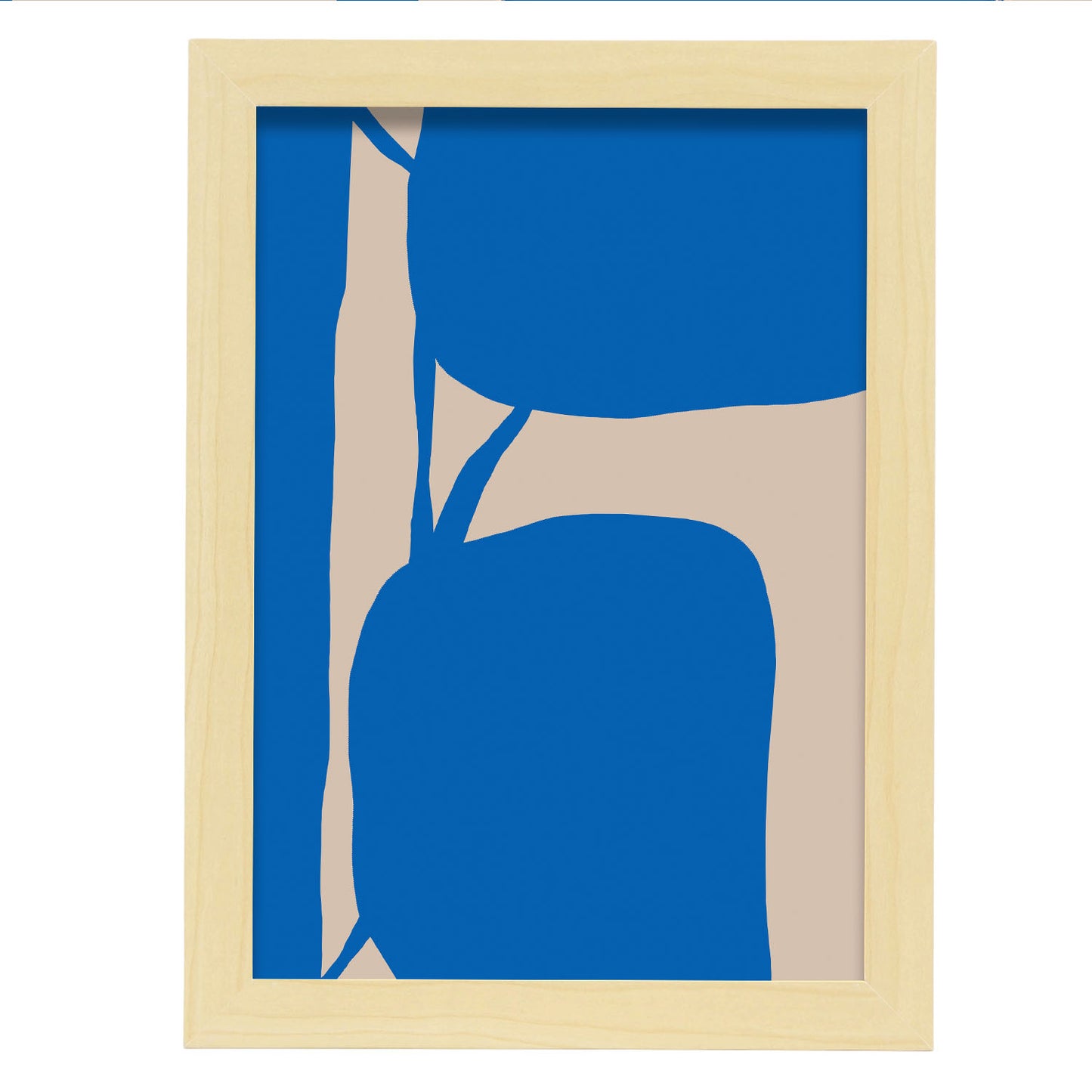 Lámina Abstracta de Diseño Azul Nacnic