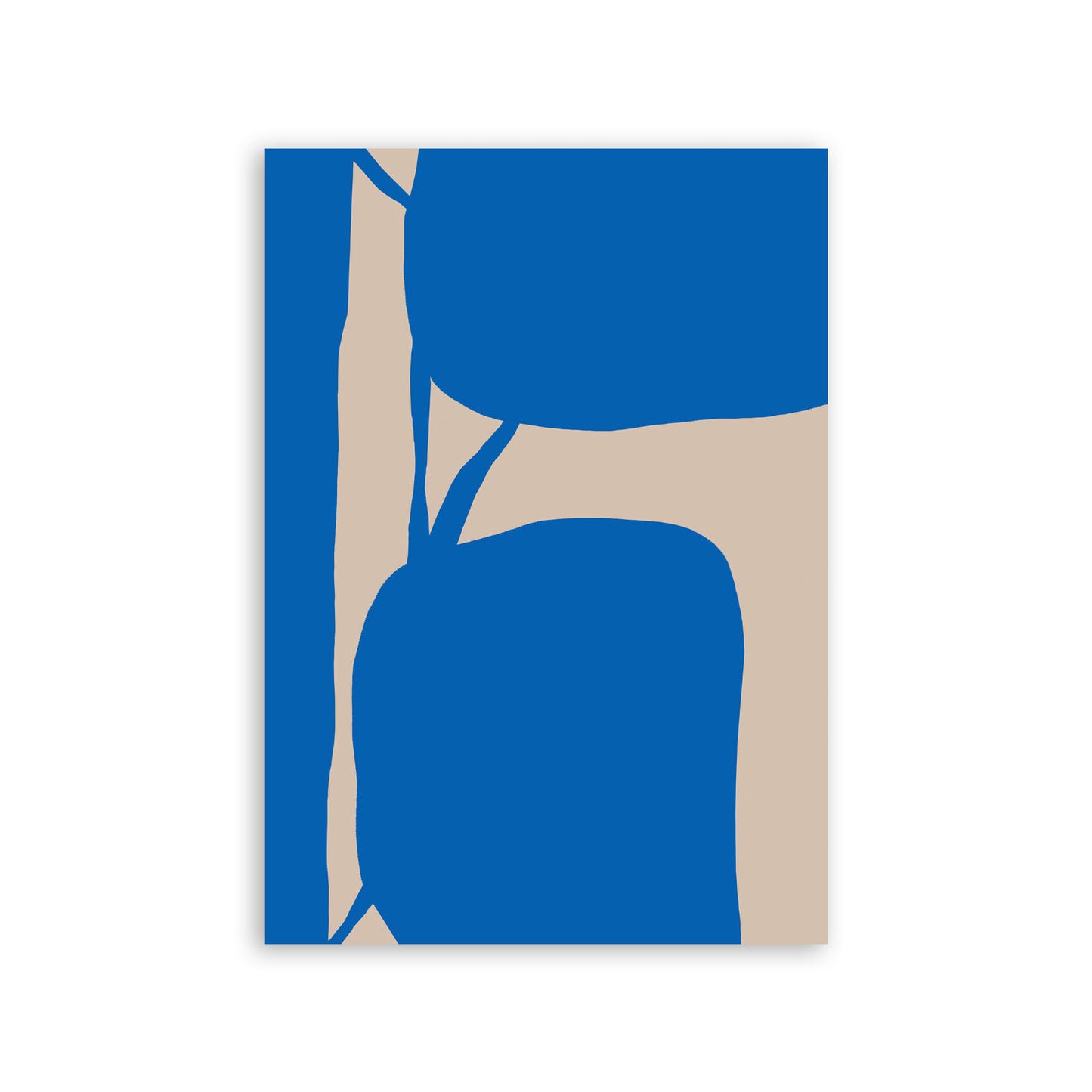 Lámina Abstracta de Diseño Azul Nacnic