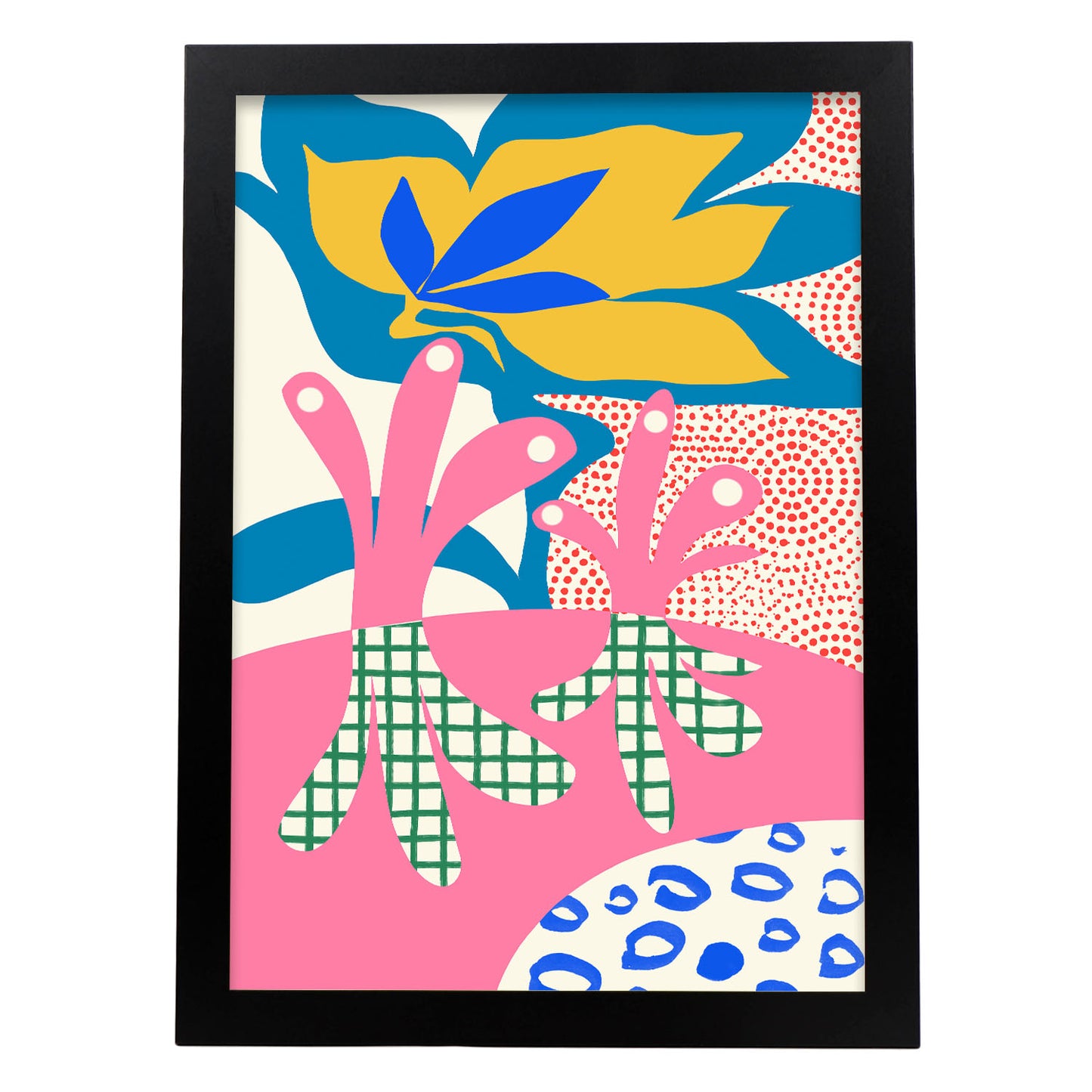 Nacnic Lámina de Arte Elegante con Flores Surtidas