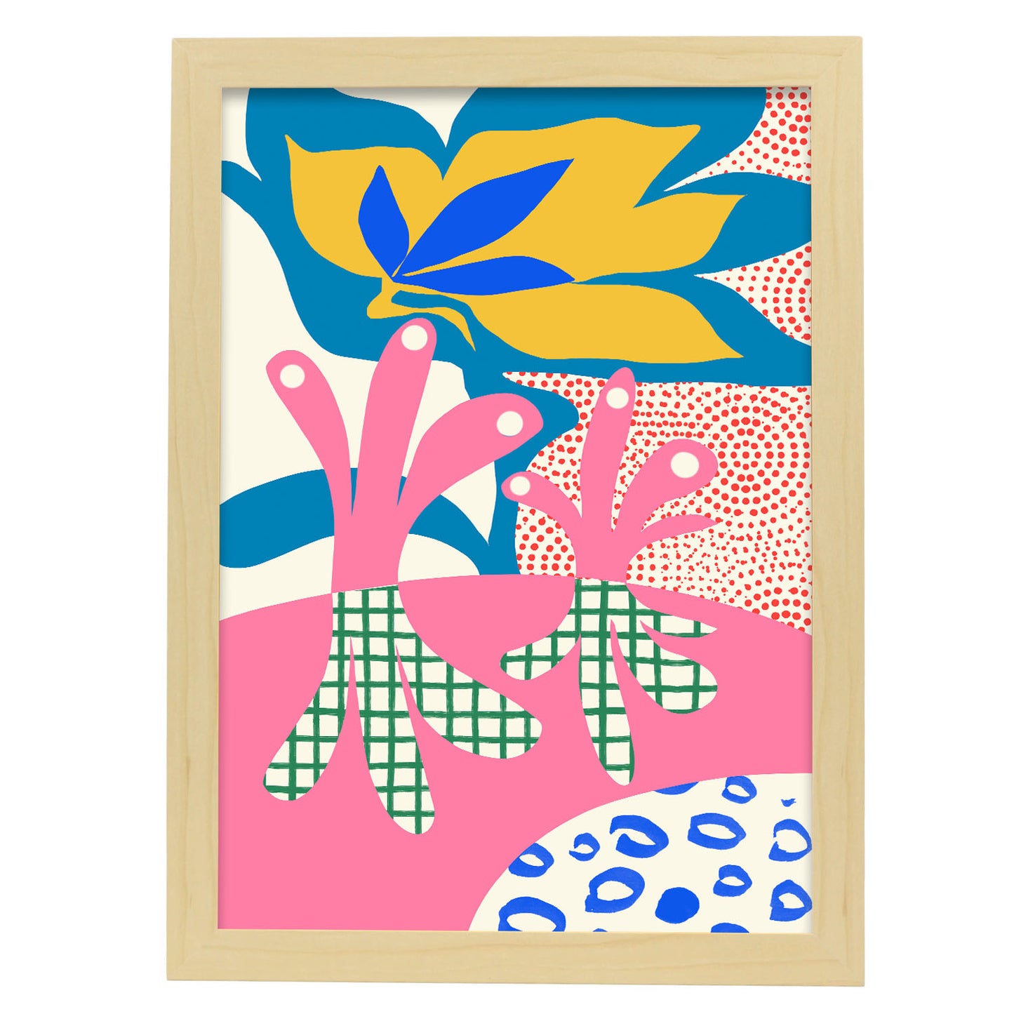 Nacnic Lámina de Arte Elegante con Flores Surtidas