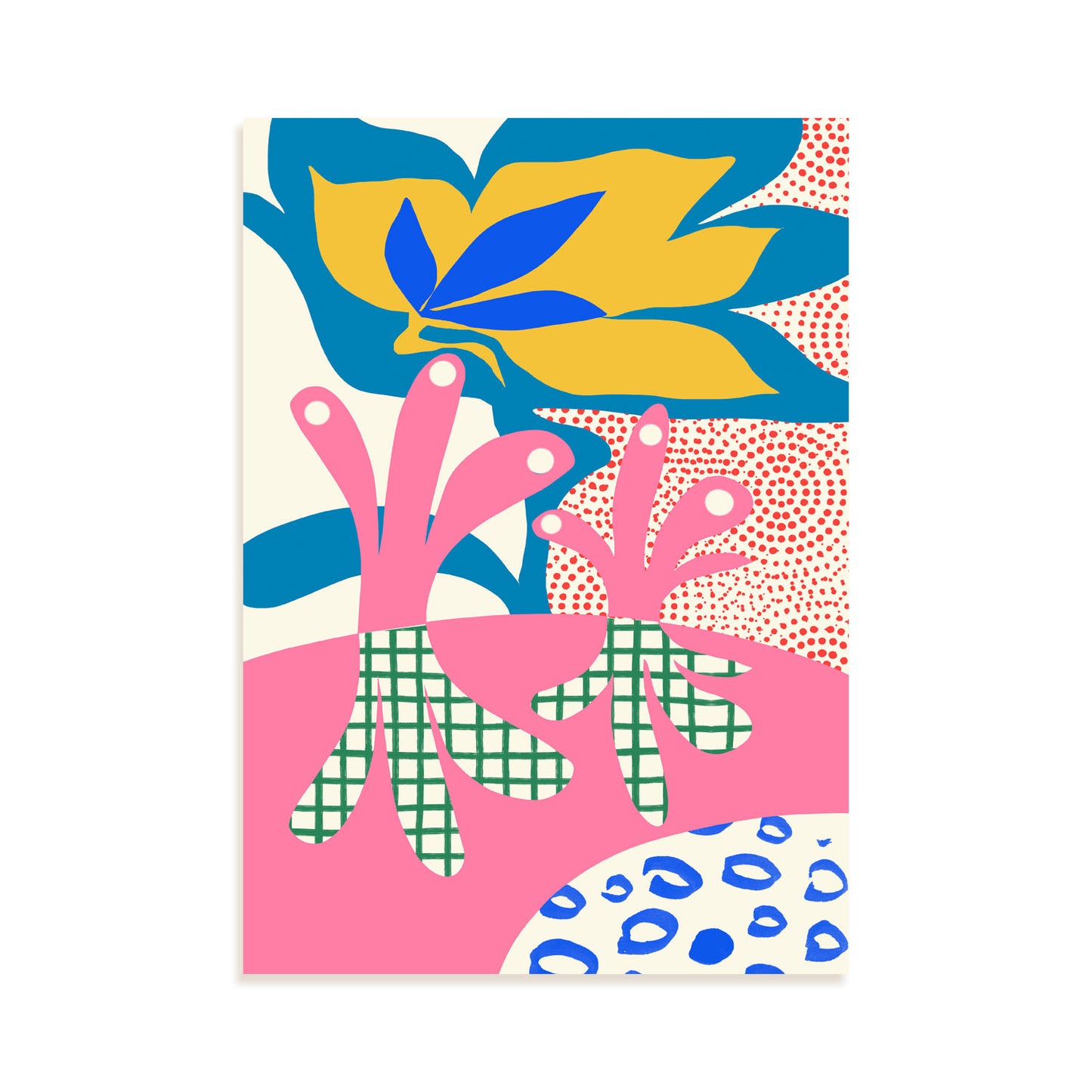 Nacnic Lámina de Arte Elegante con Flores Surtidas