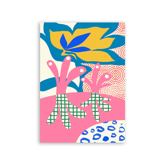 Nacnic Lámina de Arte Elegante con Flores Surtidas