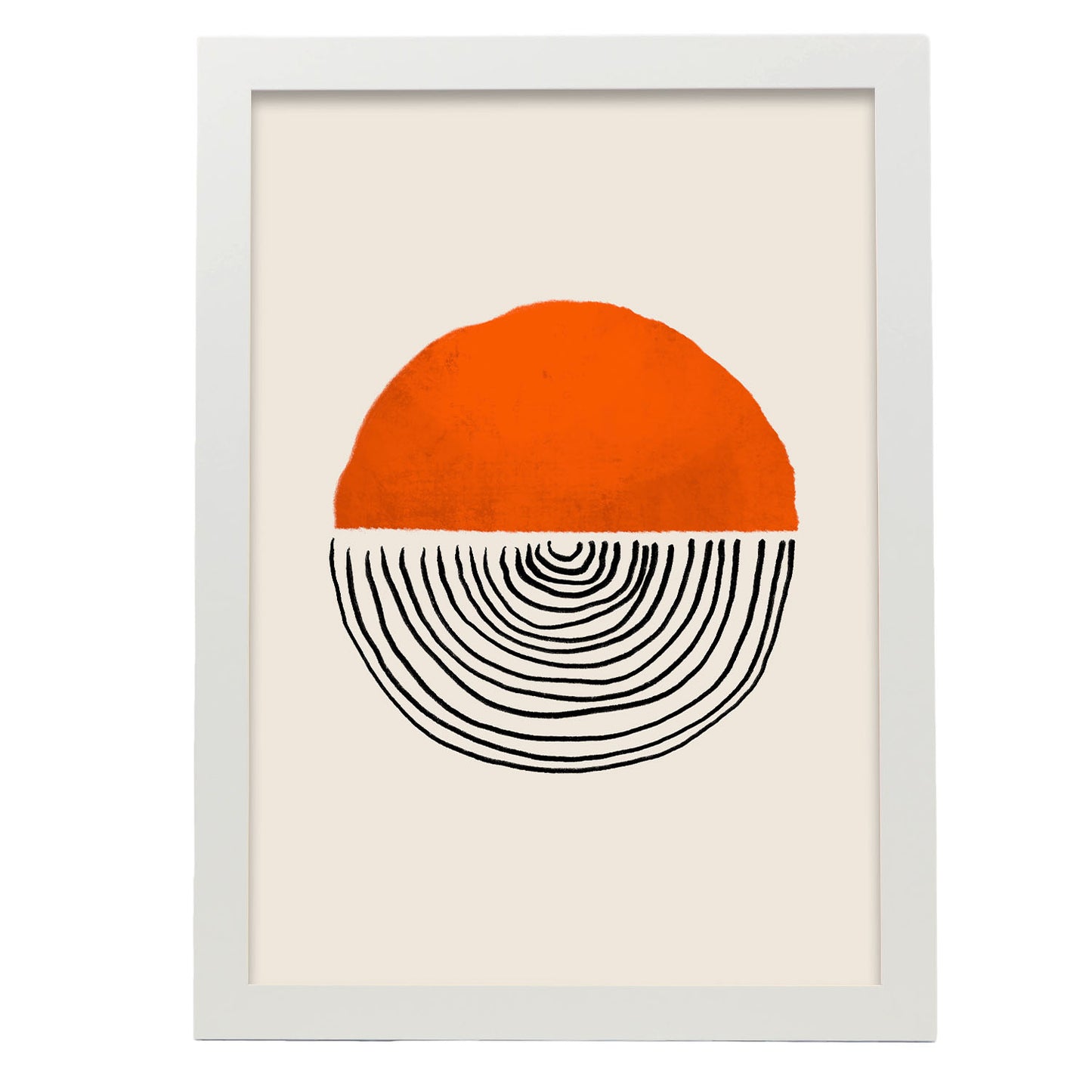 Lamina Nacnic Diseño de Esfera Naranja