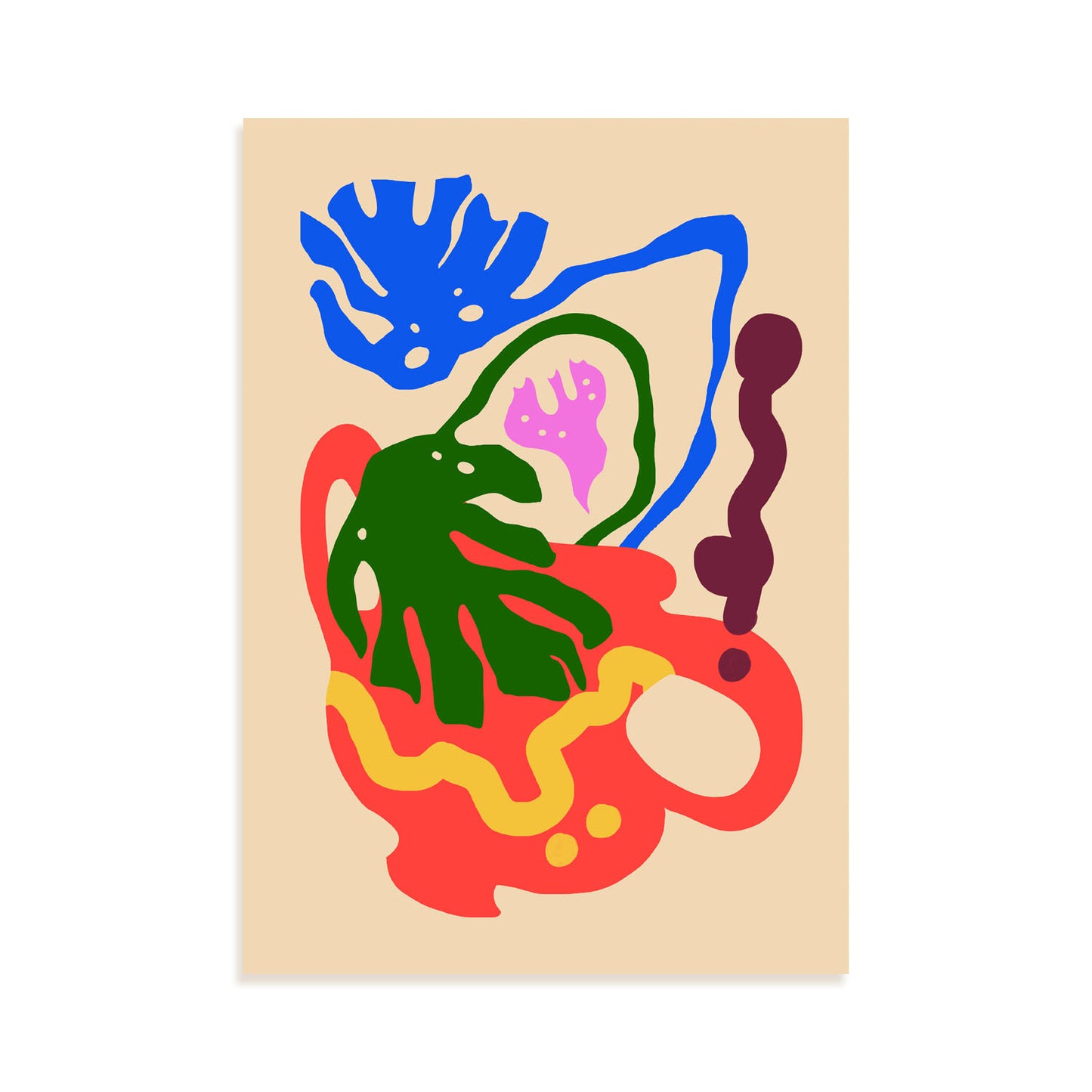 Lámina Nacnic Diseño Decoroso con Flores Surtidas