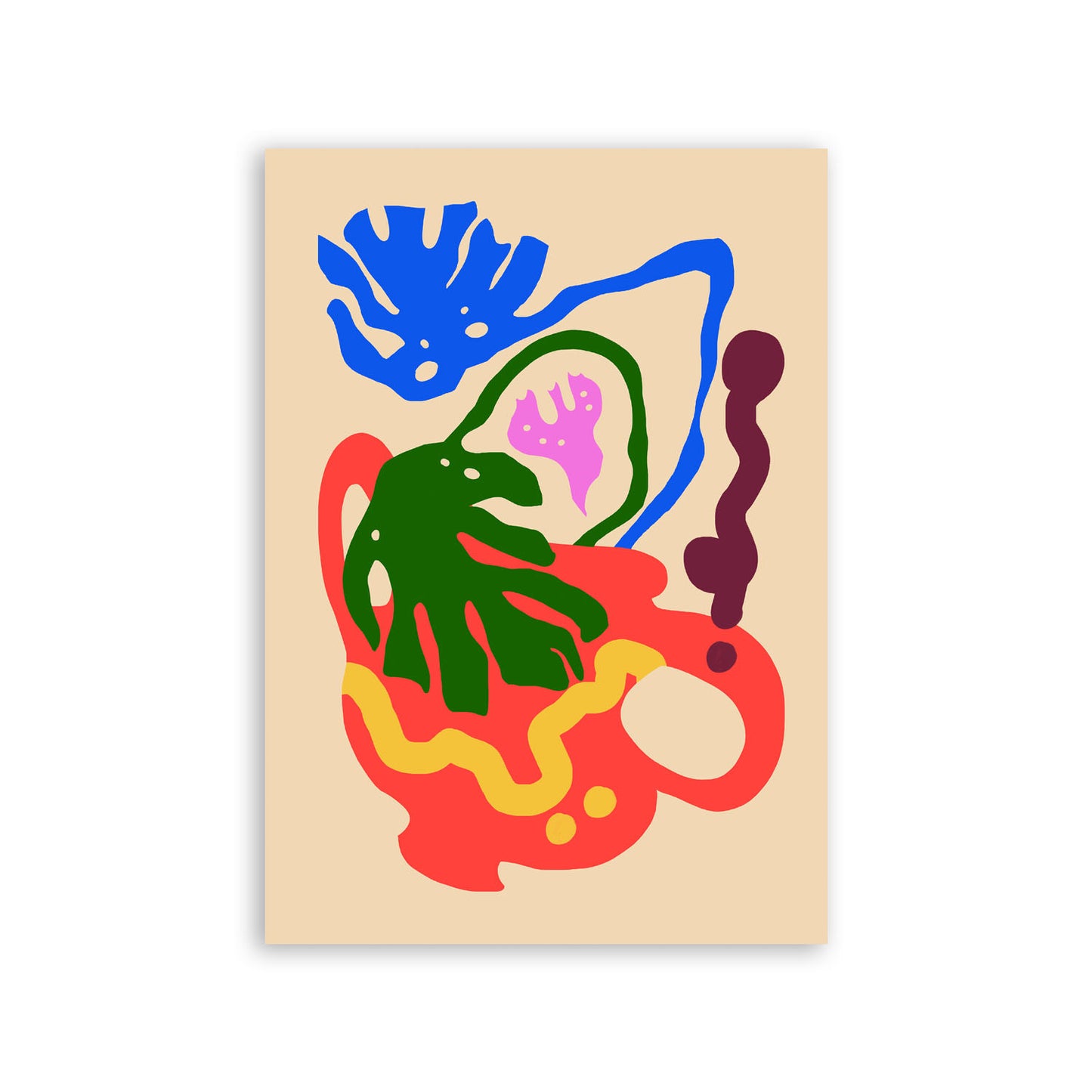 Lámina Nacnic Diseño Decoroso con Flores Surtidas