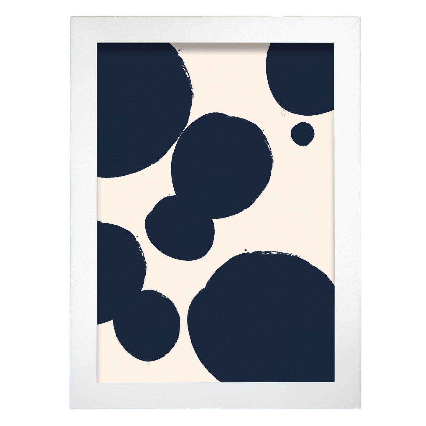 Lámina decorativa Nacnic Tinte redondo azul en Garabato surtido