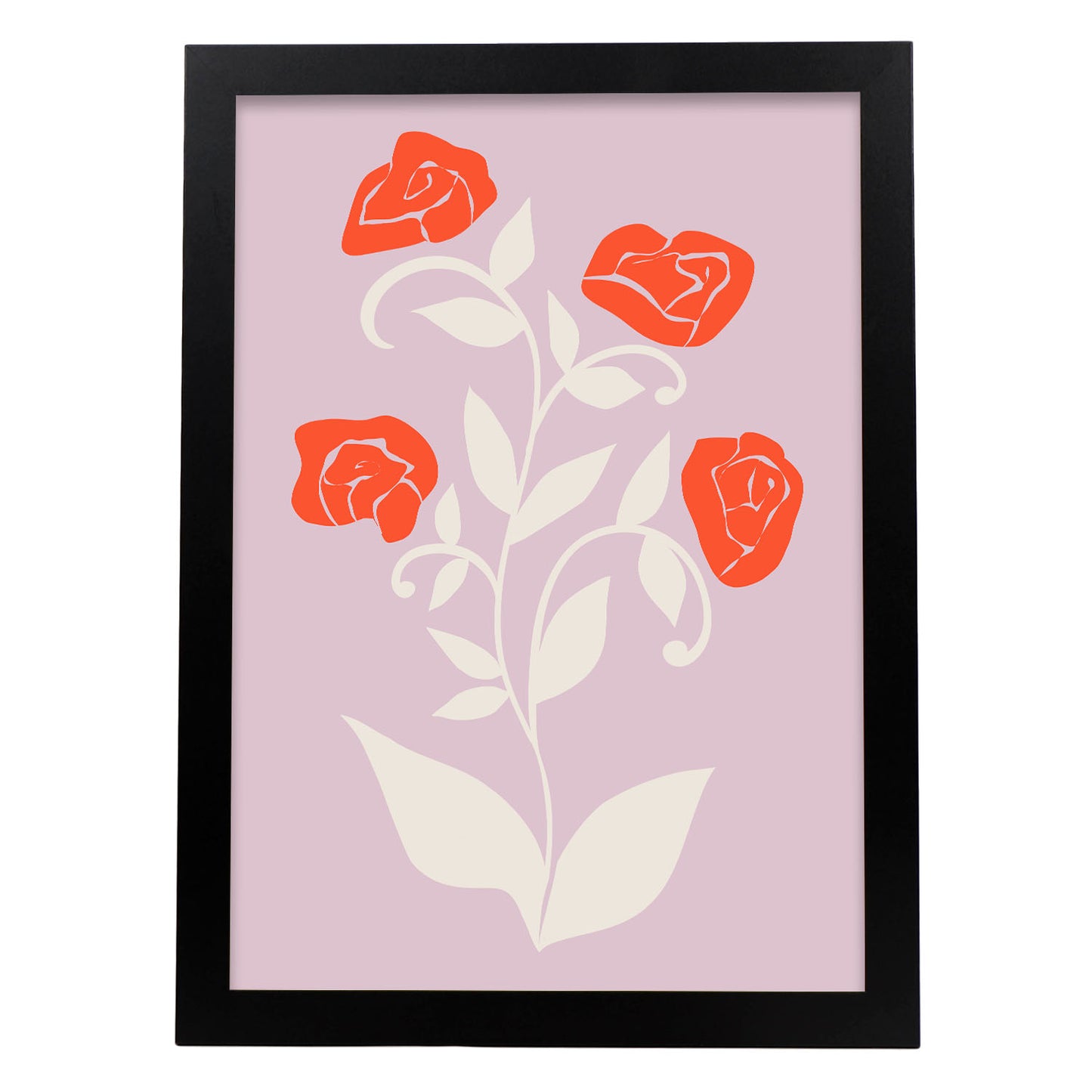 Laminas Nacnic Rosas Favorecidas con Flores Surtidas