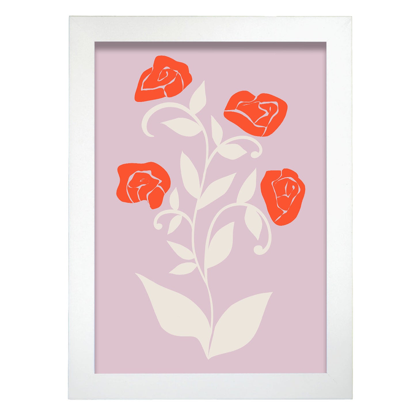 Laminas Nacnic Rosas Favorecidas con Flores Surtidas