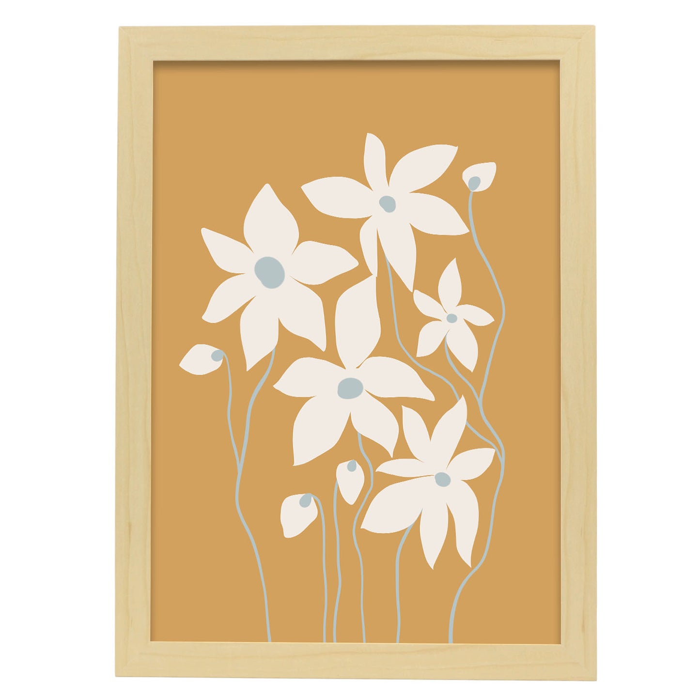 Lámina Decorativa Nacnic Flossoms Atractivos Flores Surtidas
