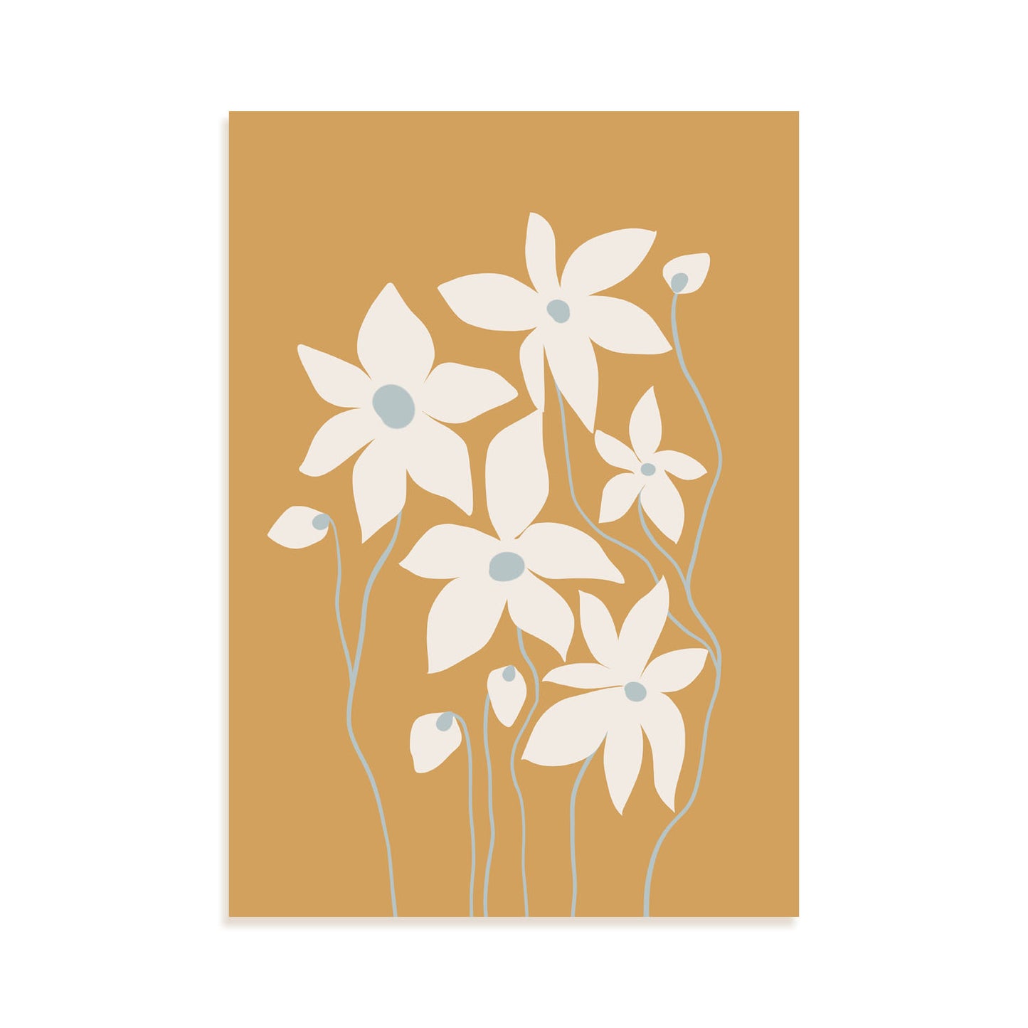 Lámina Decorativa Nacnic Flossoms Atractivos Flores Surtidas
