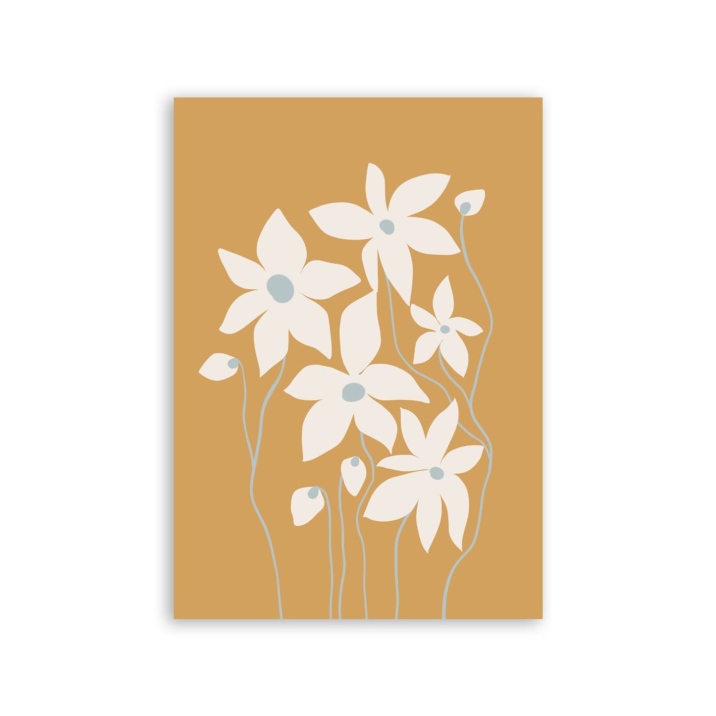 Lámina Decorativa Nacnic Flossoms Atractivos Flores Surtidas