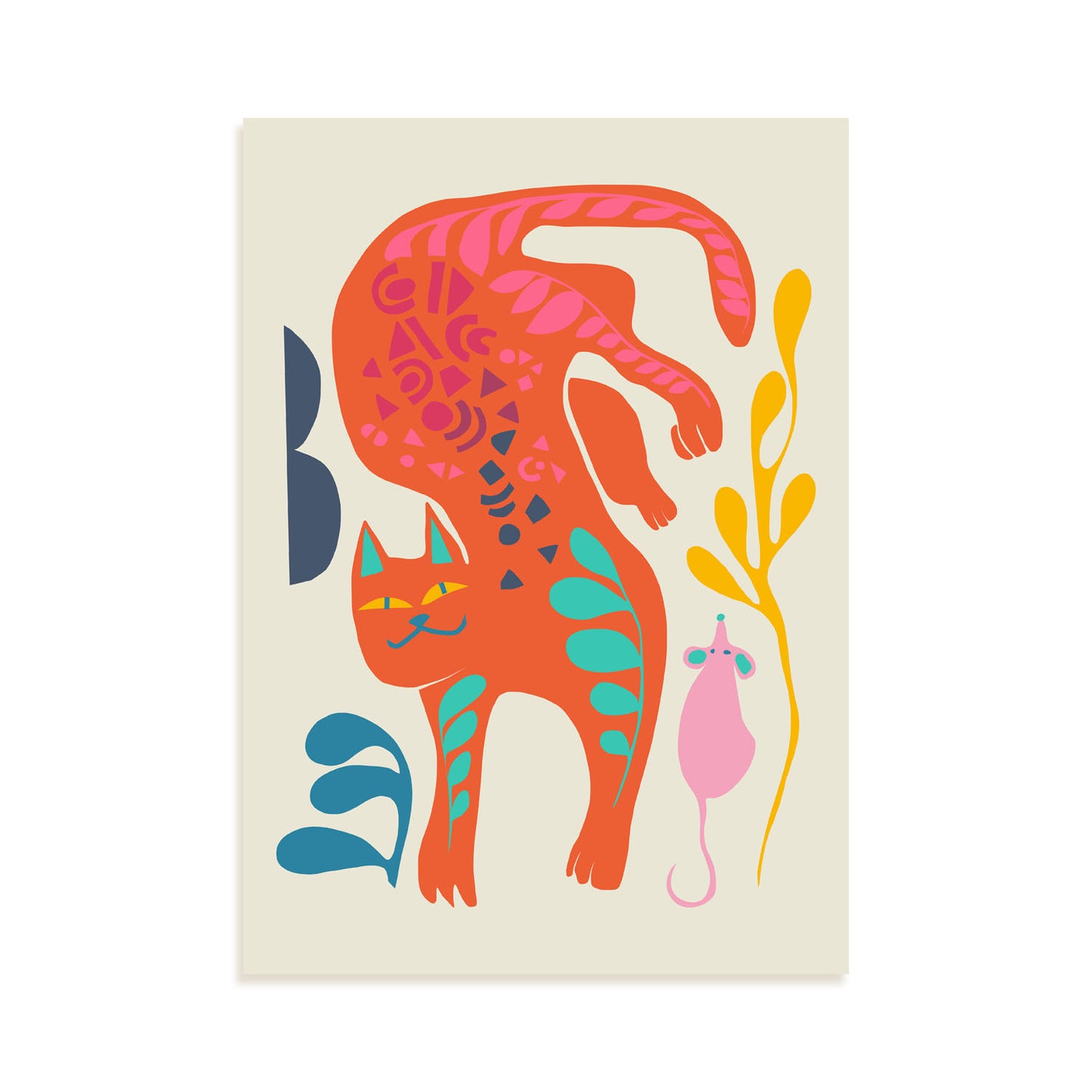 Lámina Nacnic Animales Rayados Estampados Decorativos