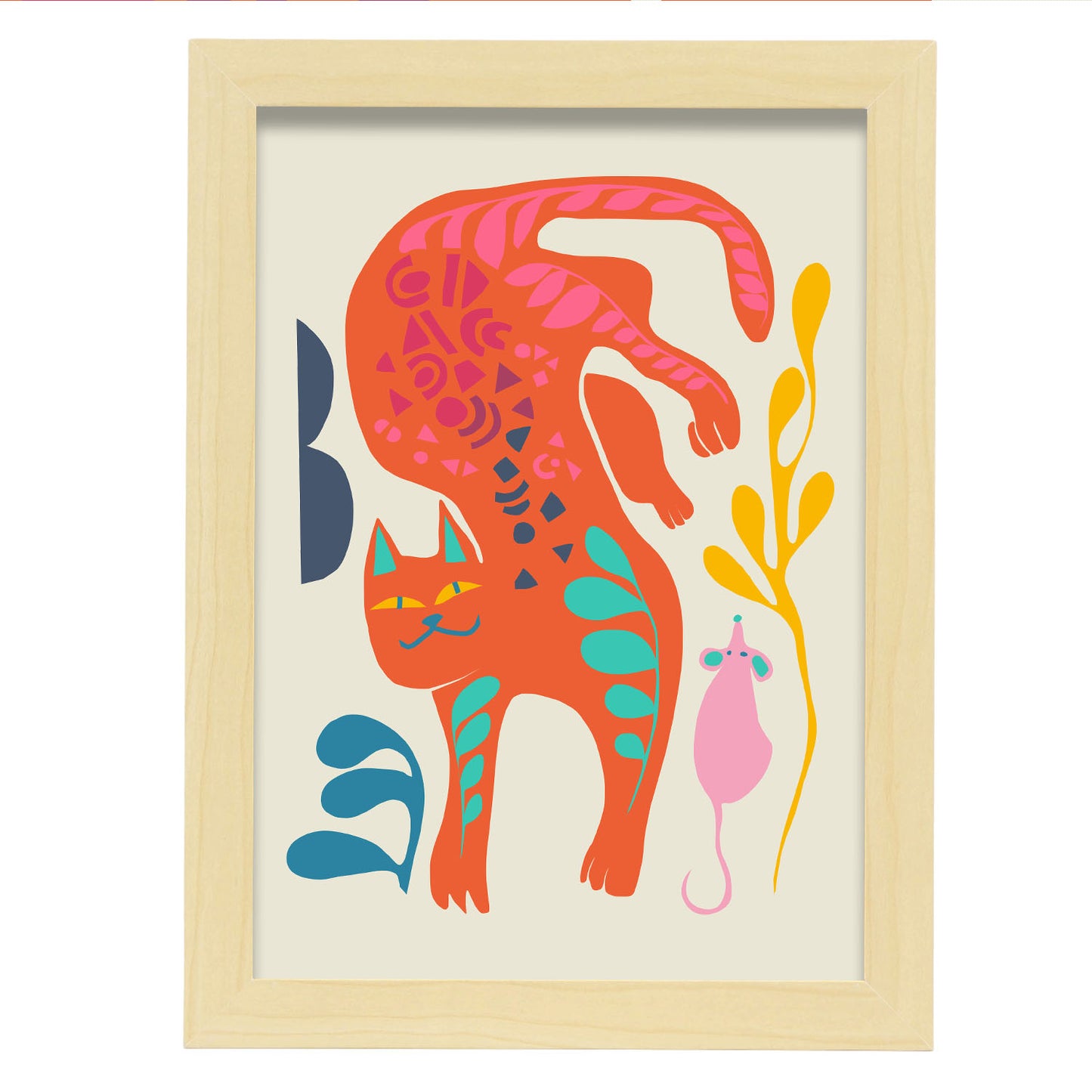 Lámina Nacnic Animales Rayados Estampados Decorativos