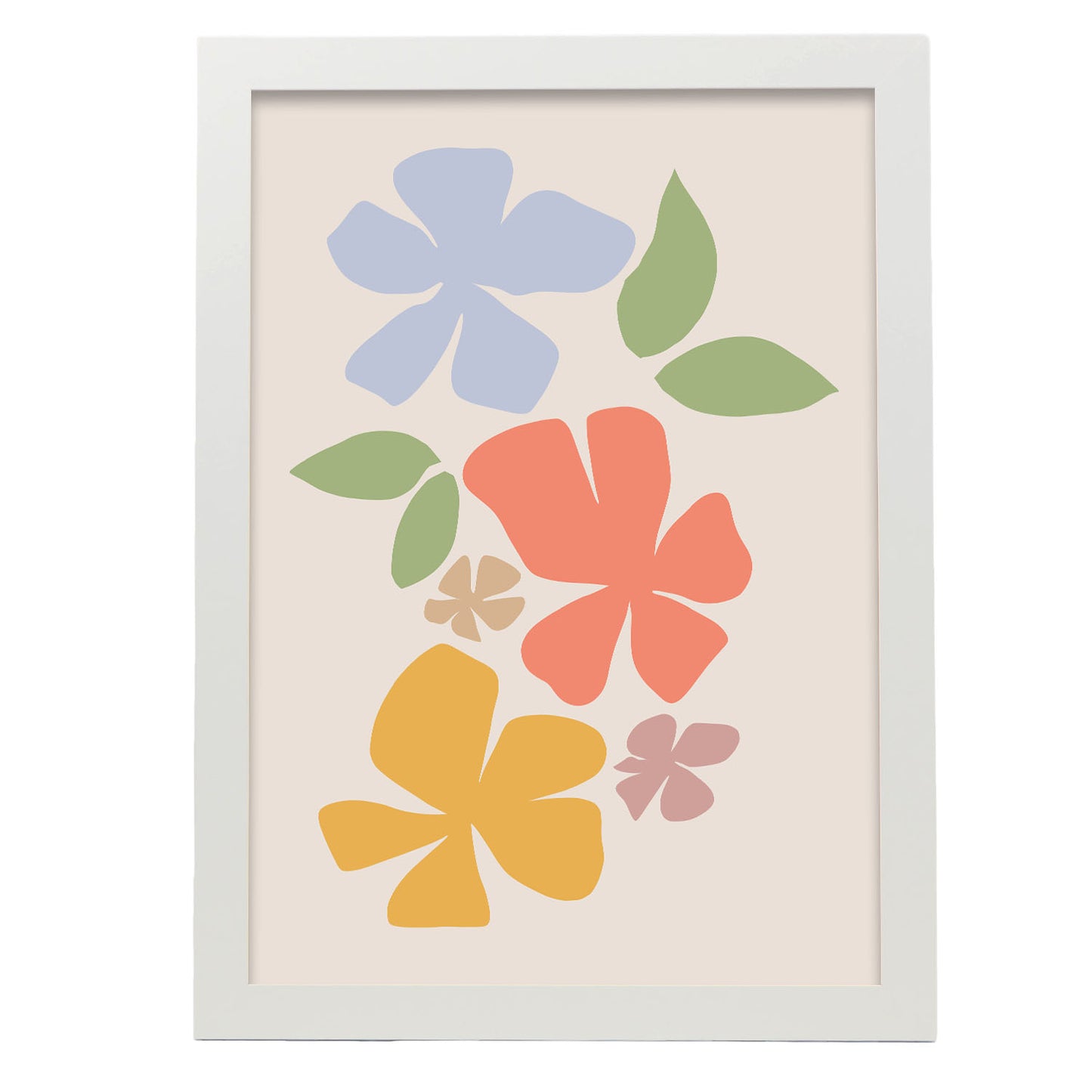 Lamina Abstracta de Flores Abigarradas Nacnic