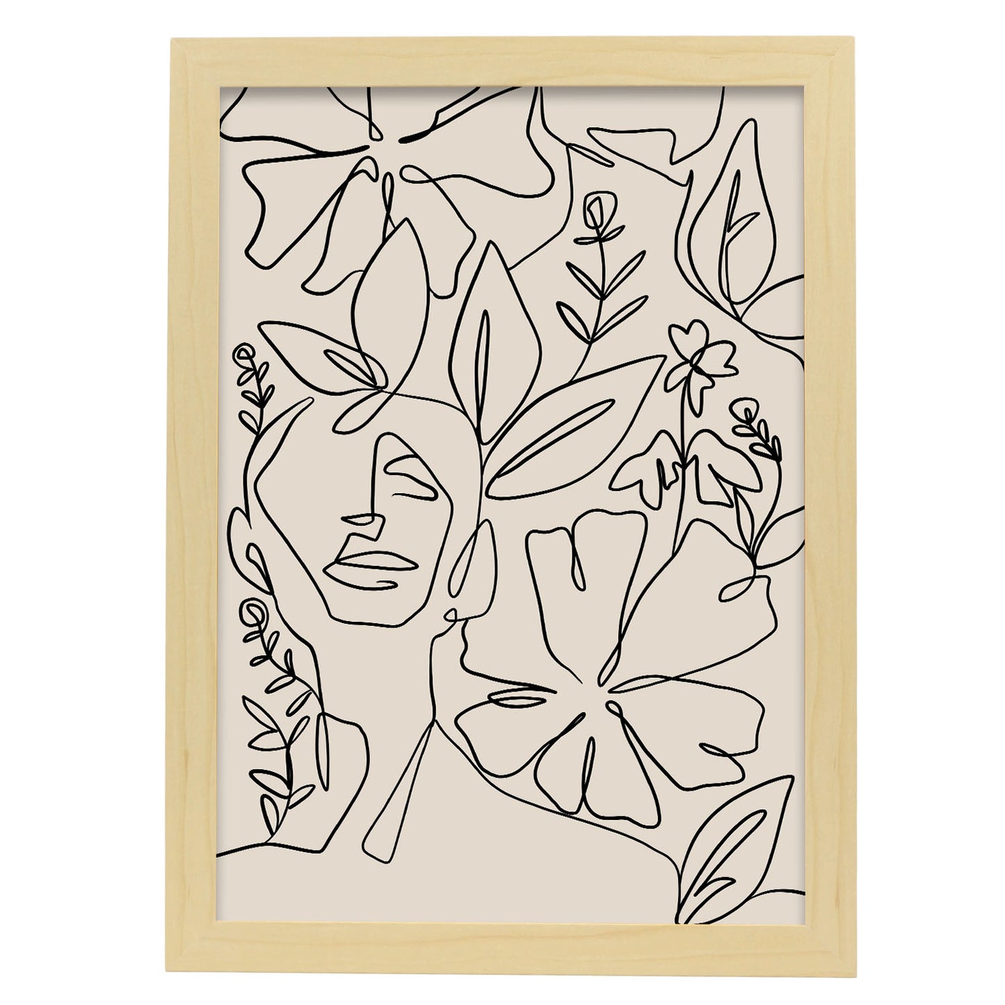 Lamina Nacnic de Diseño Abstracto y Flores Surtidas